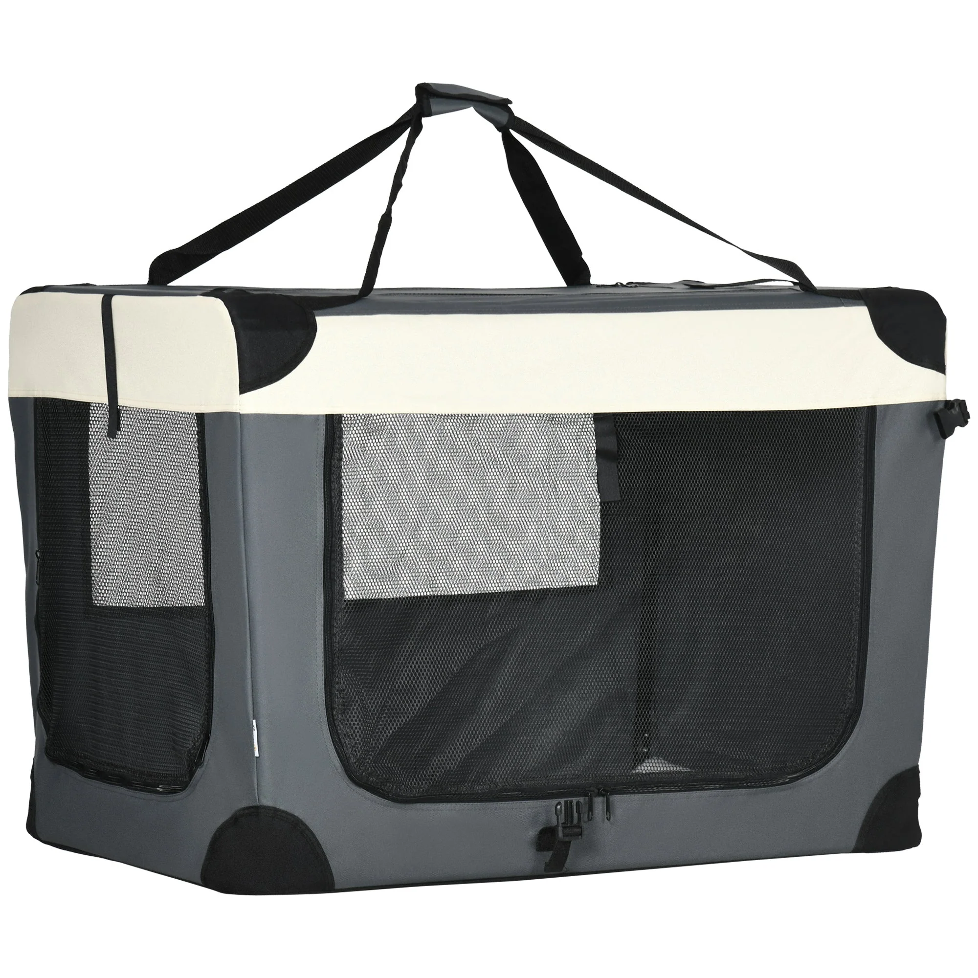 PawHut 91cm Foldable Pet Carrier - Image 4