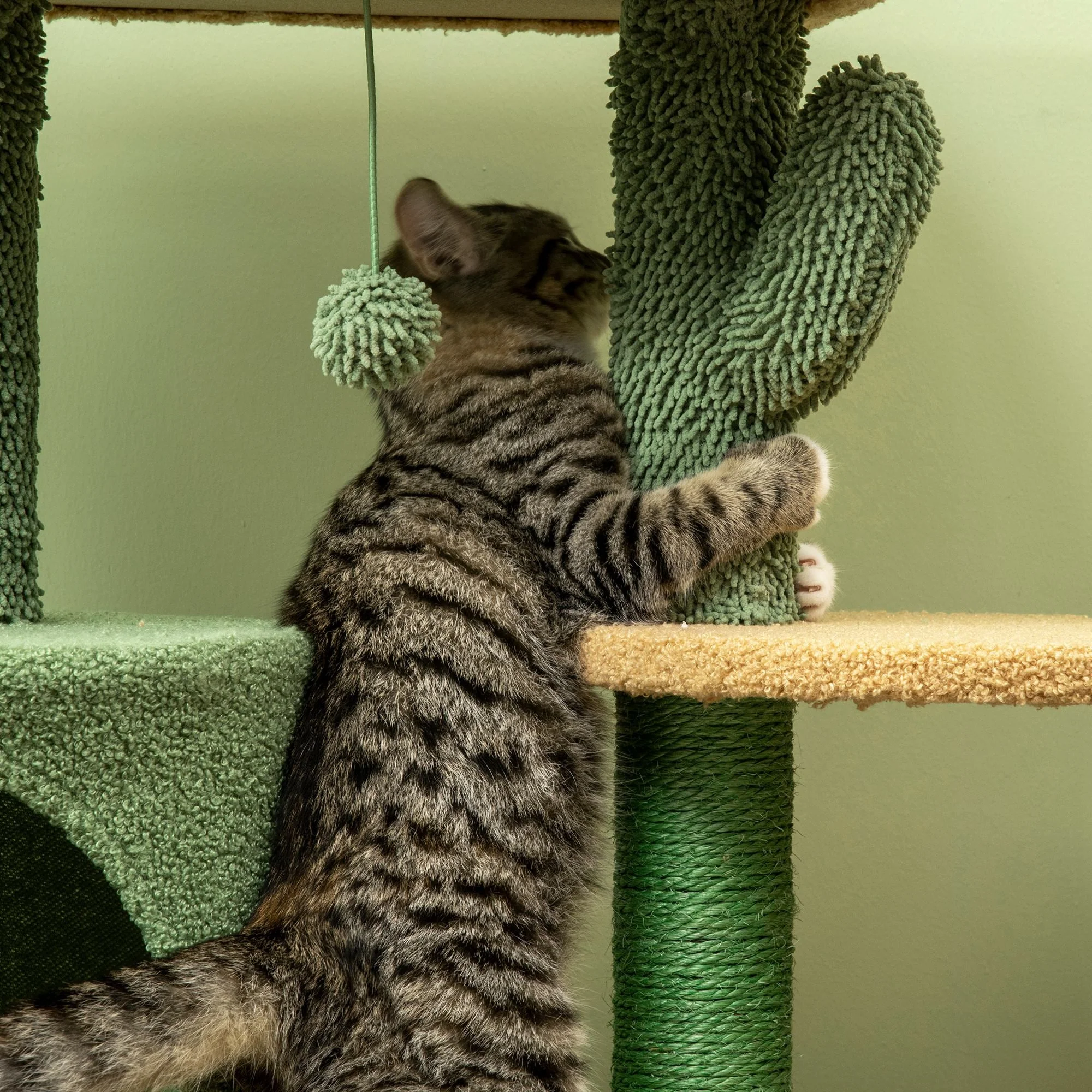 PawHut Cactus Cat Tree - Image 3