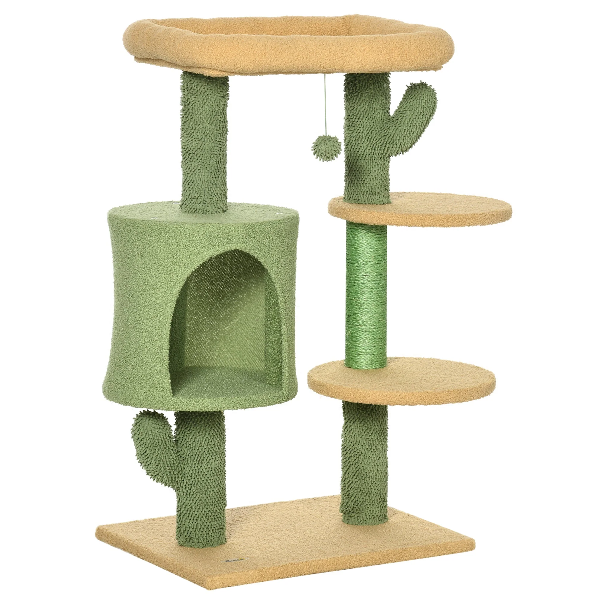 PawHut Cactus Cat Tree - Image 4