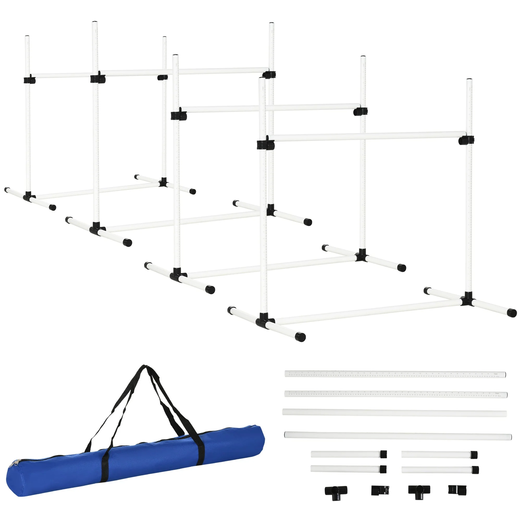 PawHut Canine Agility Set-White - Image 2
