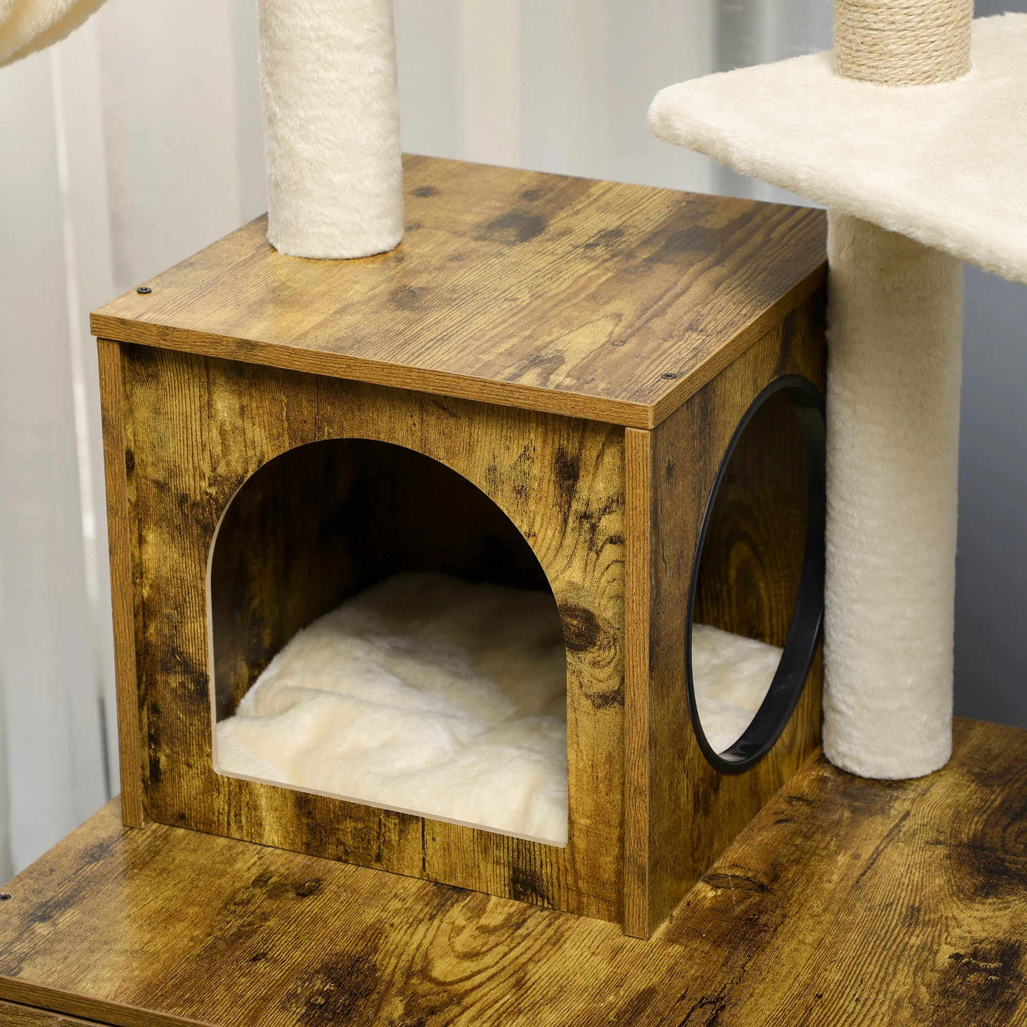 PawHut Cat Litter Box Enclosure - Image 8