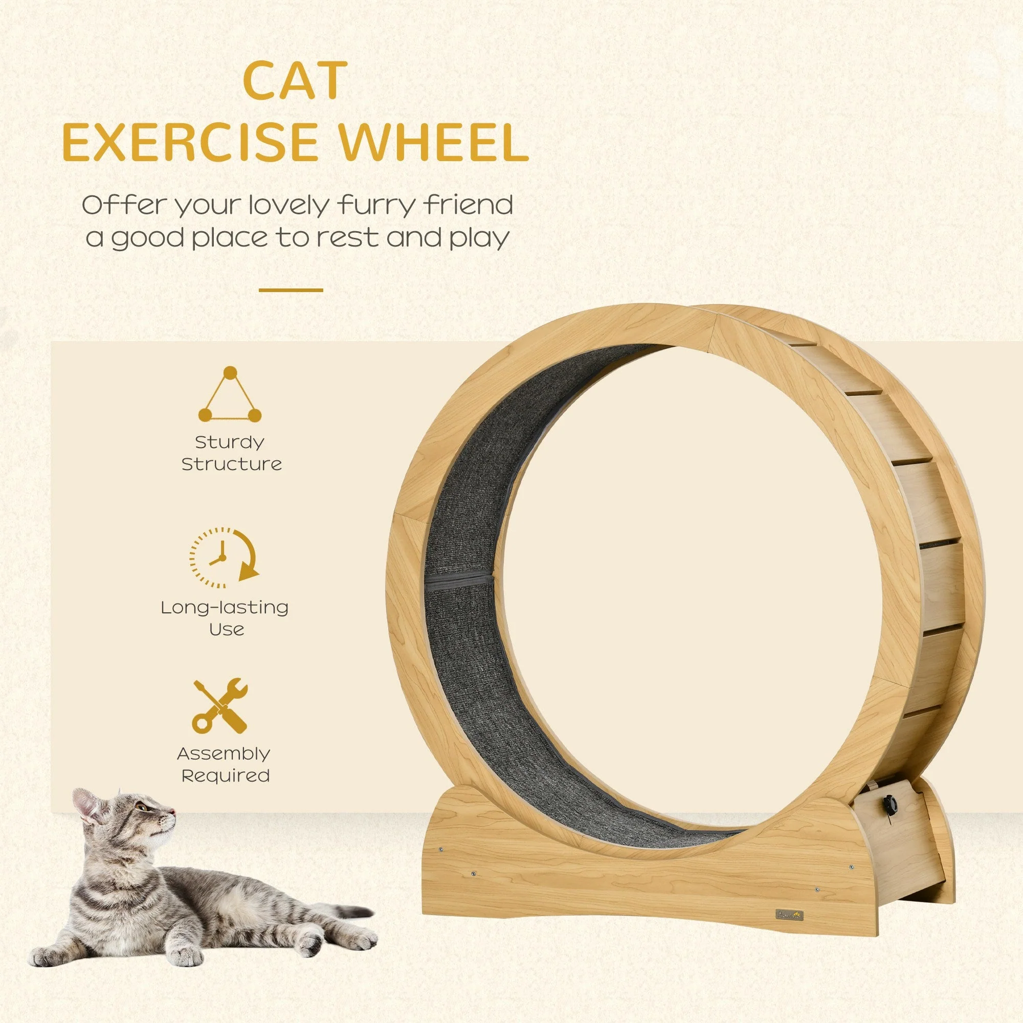 PawHut Cat Treadmill - Image 4