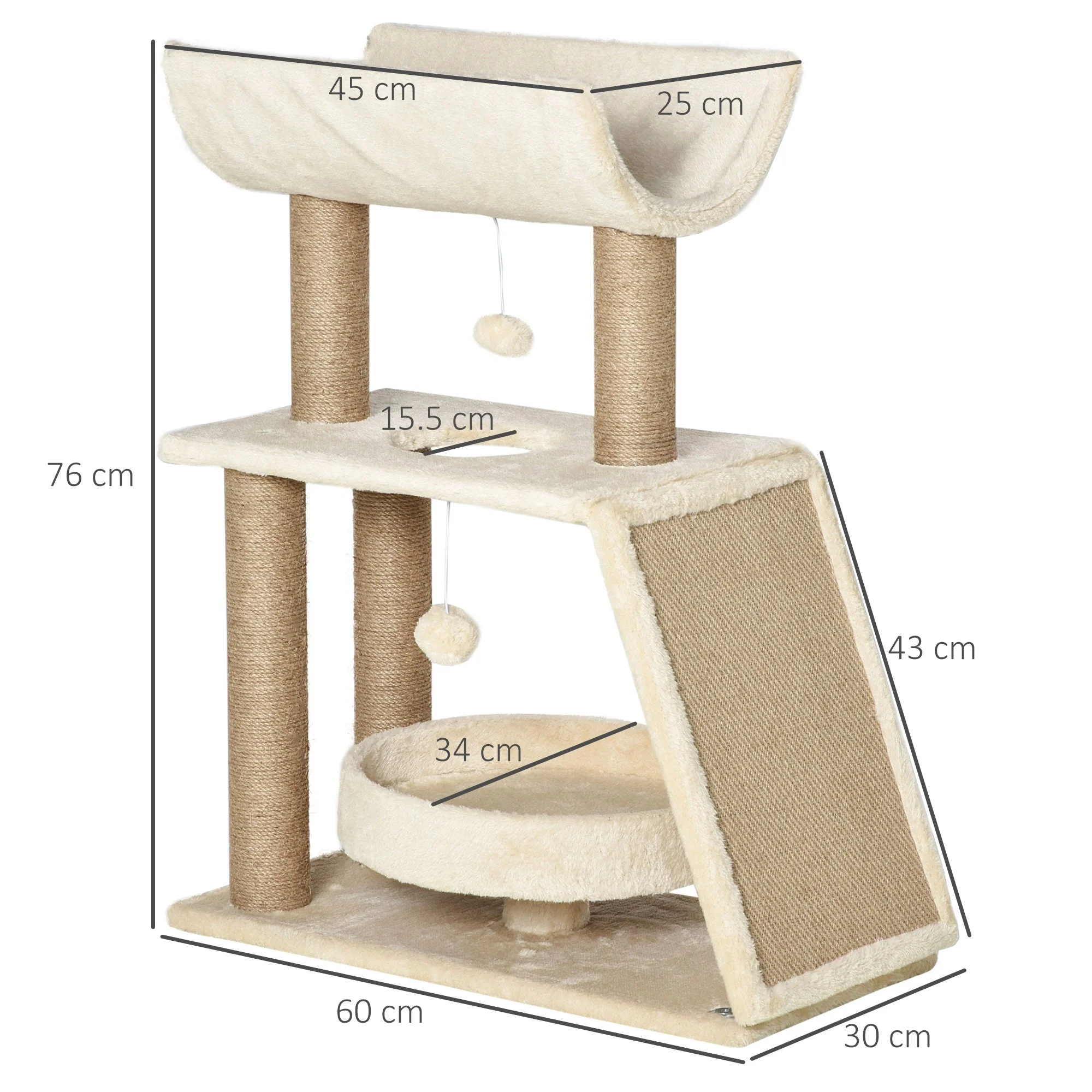 PawHut Cat Tree - Image 5