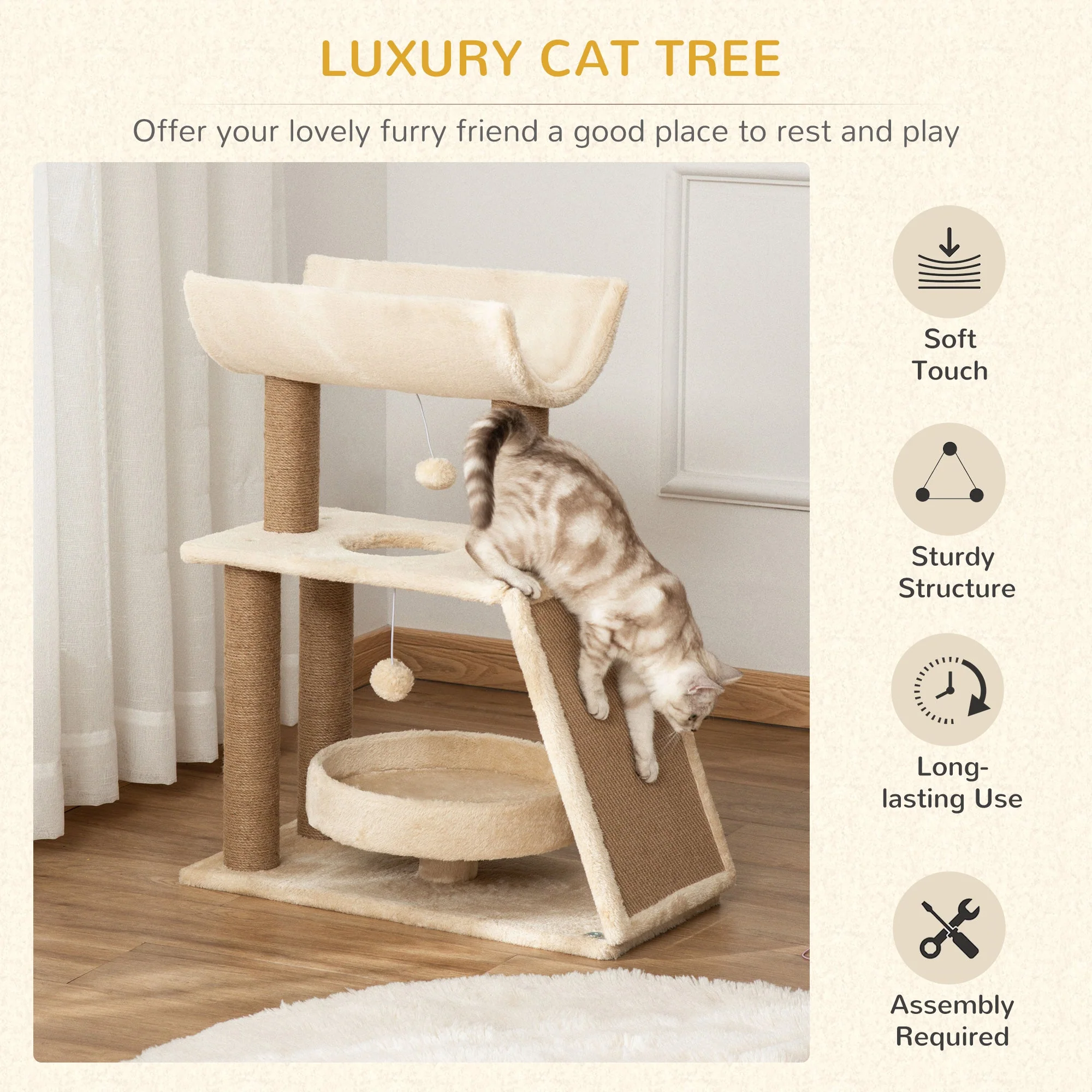 PawHut Cat Tree - Image 6
