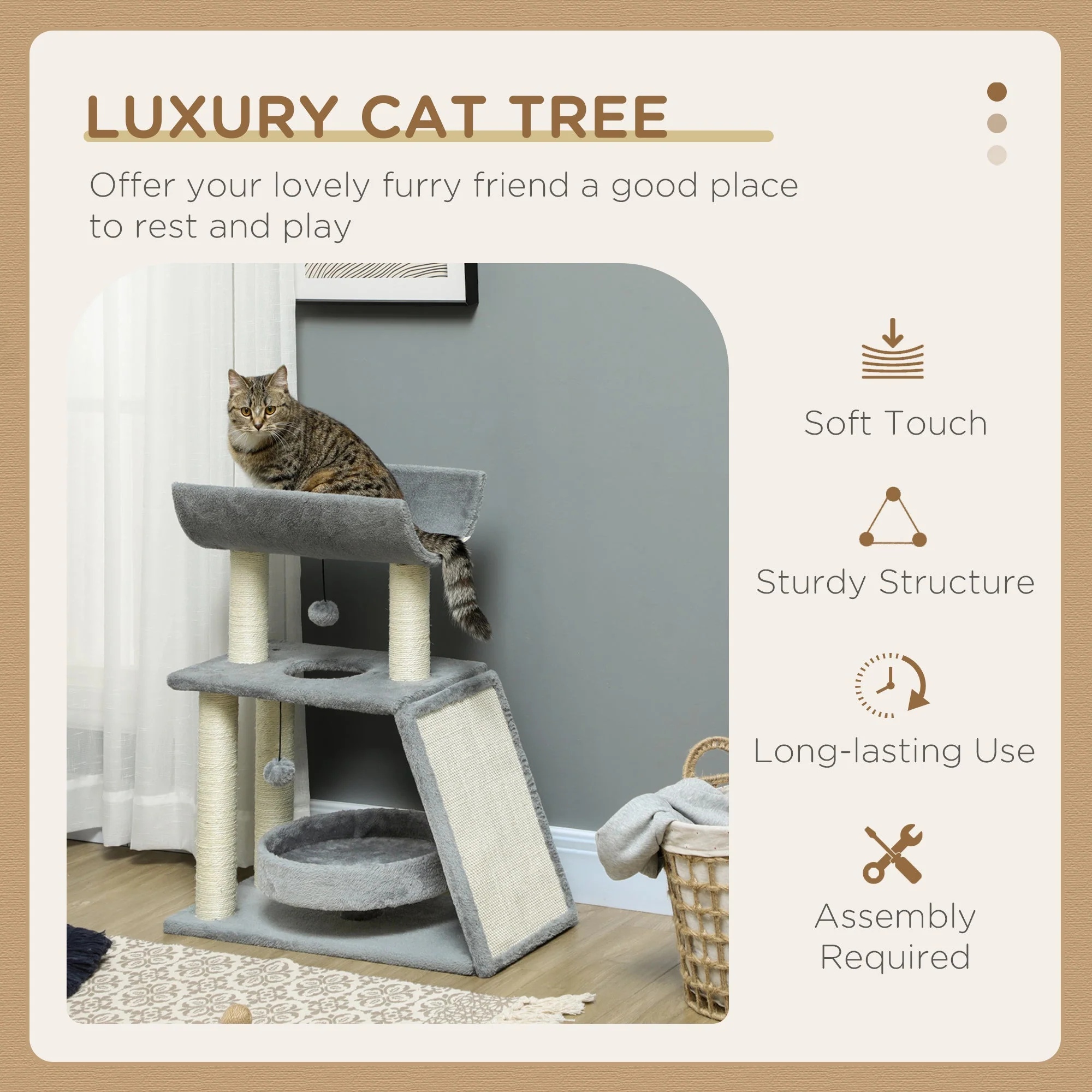PawHut Cat Tree - Image 5