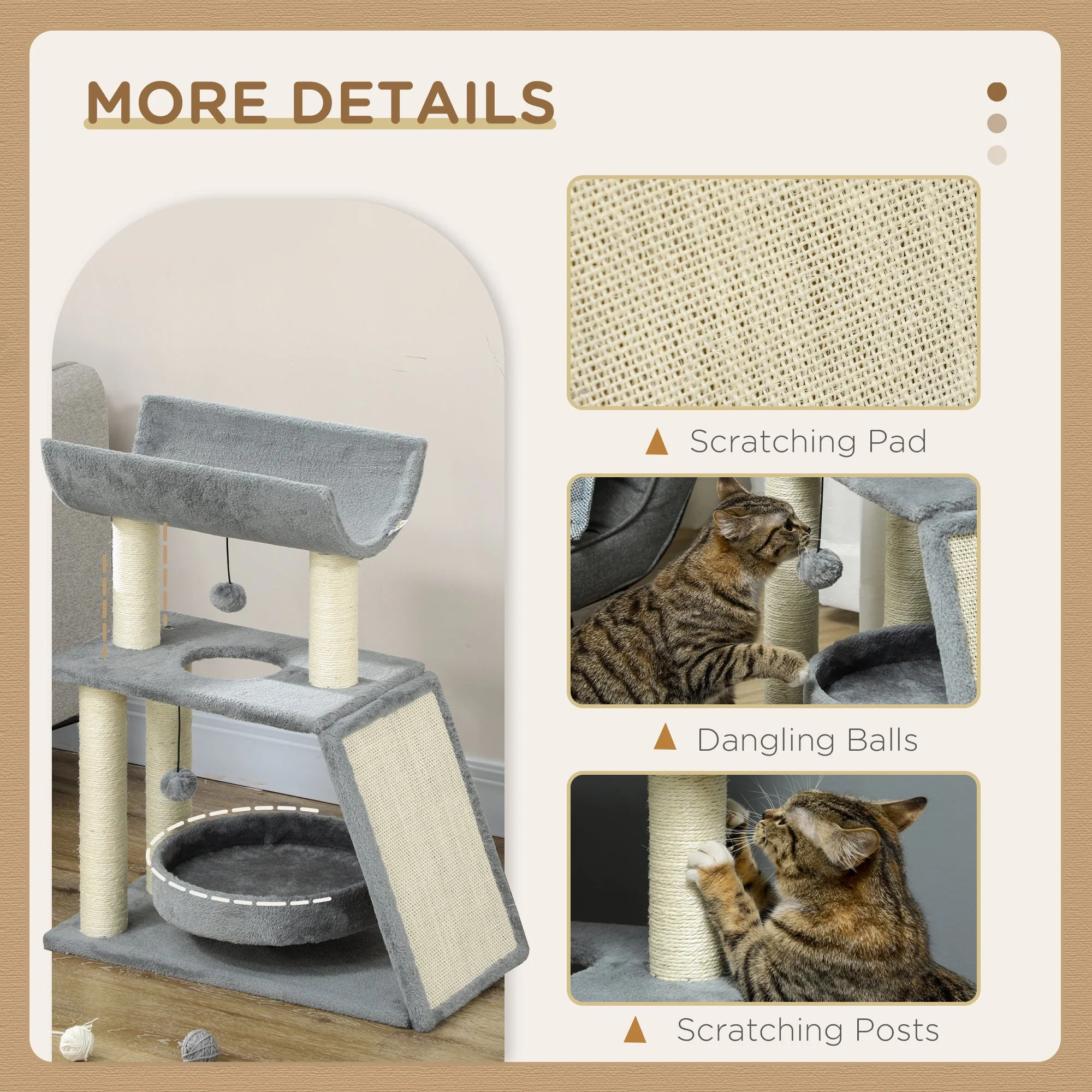 PawHut Cat Tree - Image 7