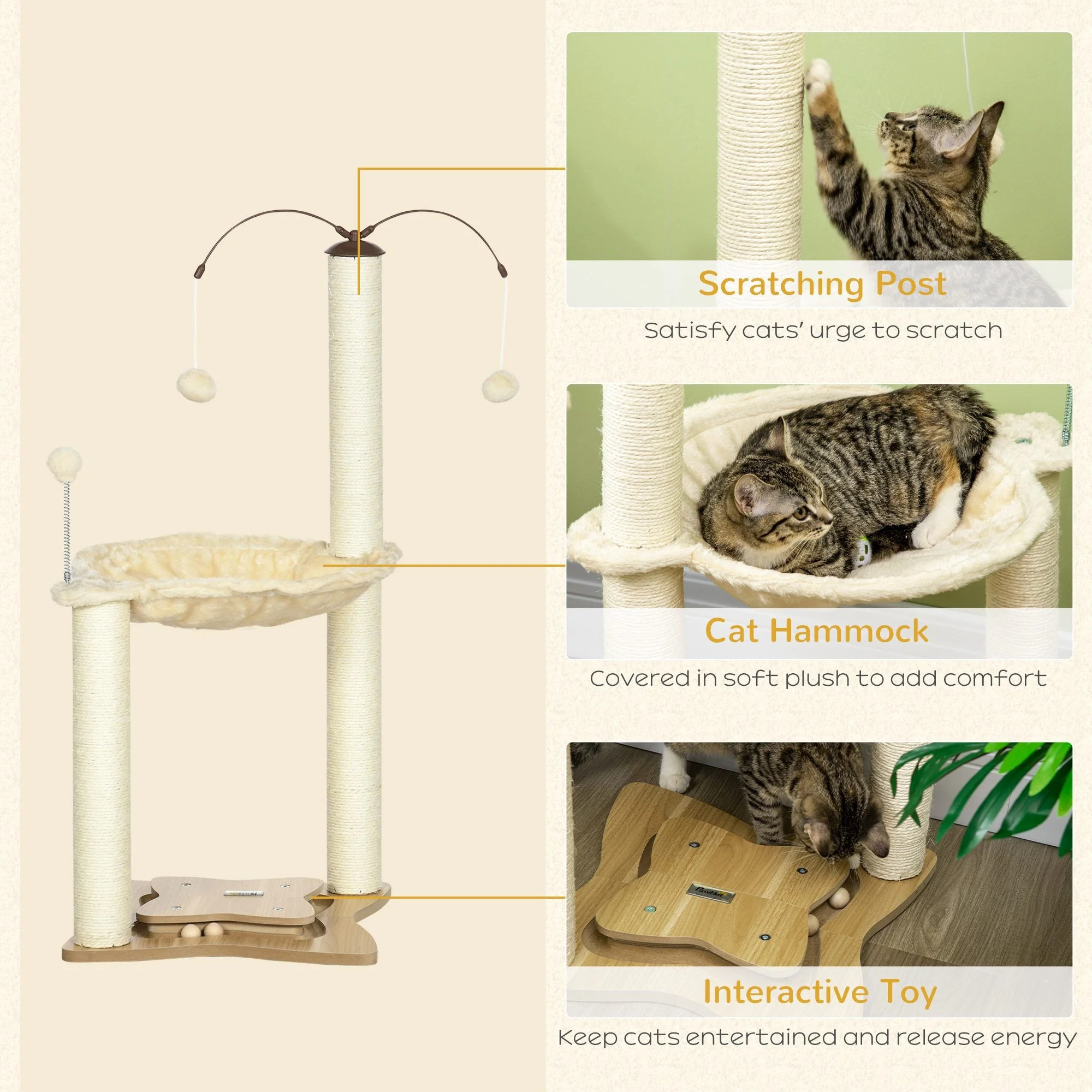 PawHut Cat Tree - Image 6