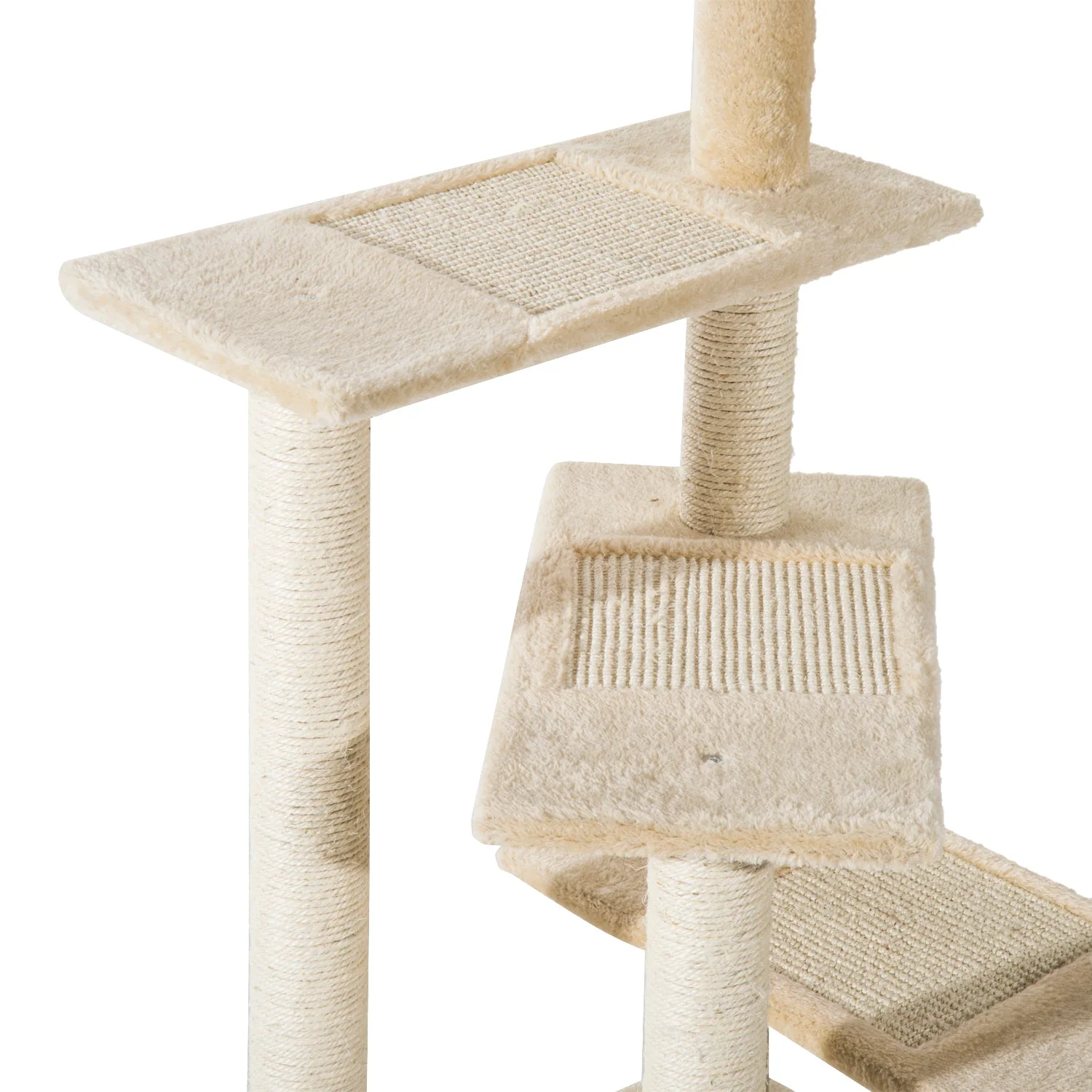 PawHut Cat Tree for Indoor Cats with Scratching Posts - Image 9