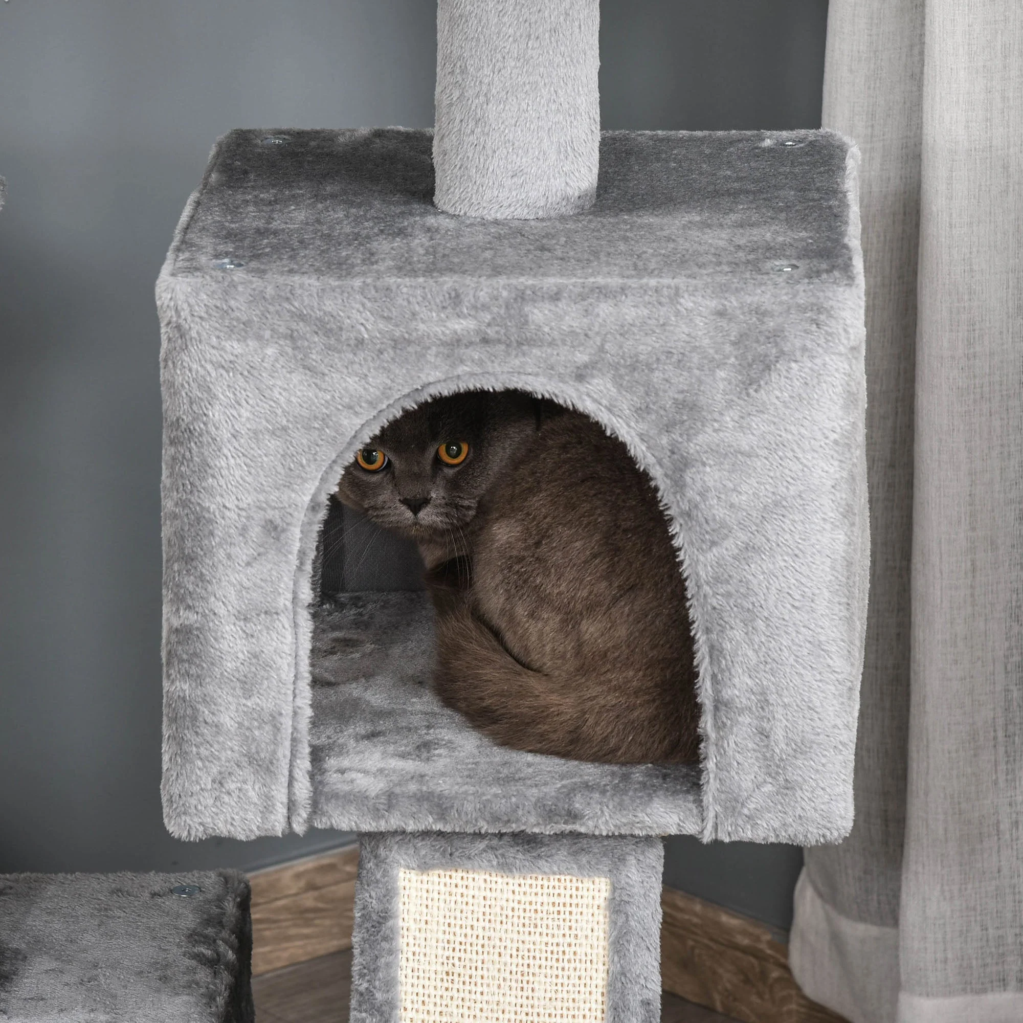 PawHut Cat Tree Tower for Indoor Cats - Image 2