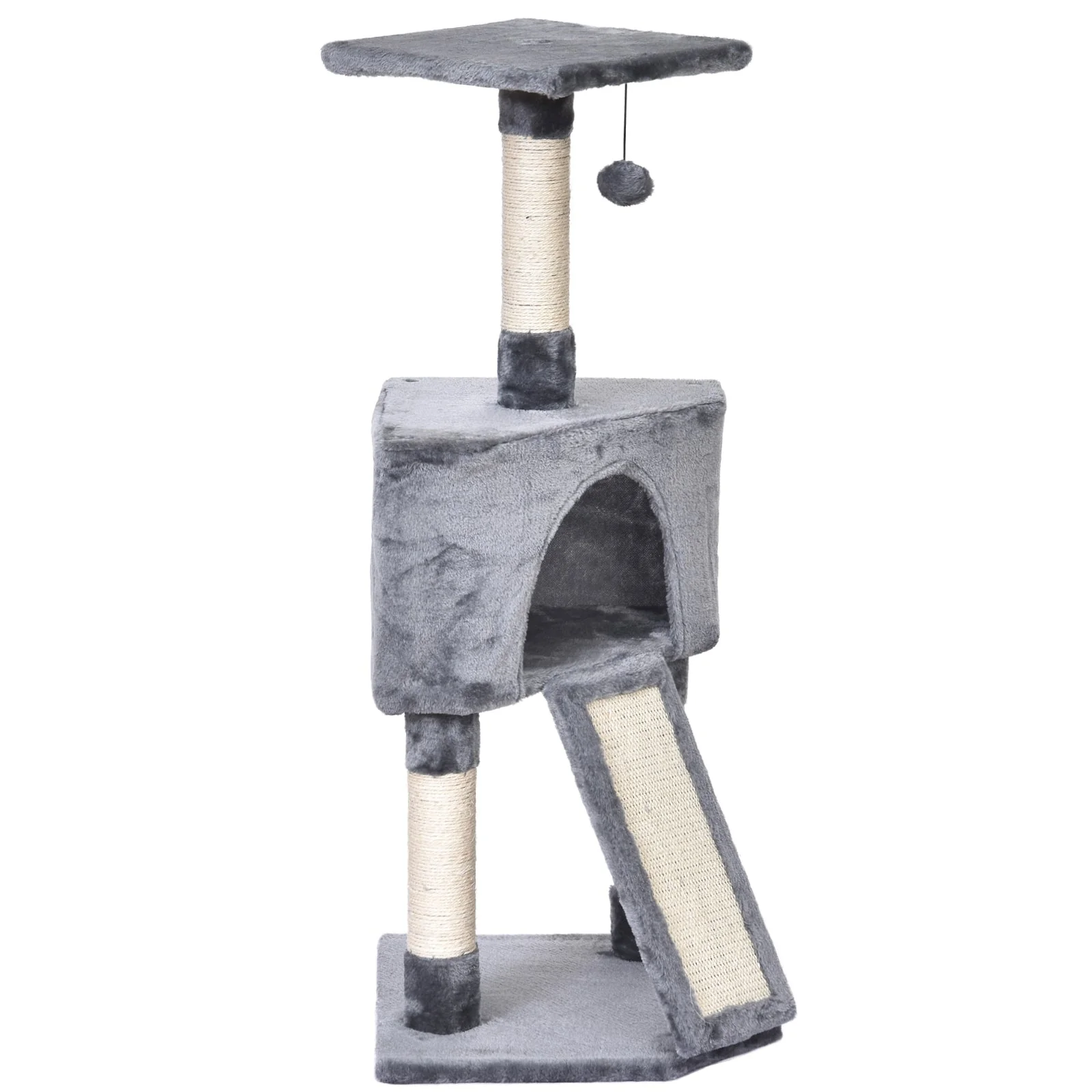 PawHut Corner Cat Tree for Indoor Cats - Image 2