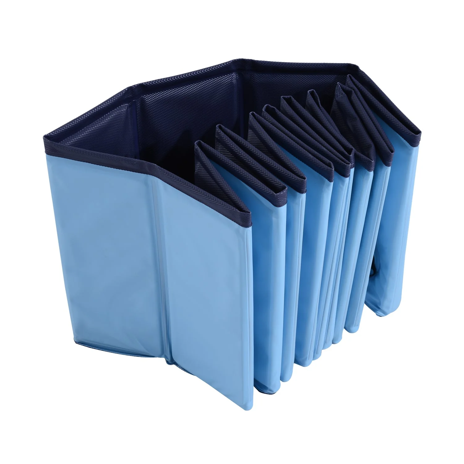 Pawhut Diameter 100X30H cm Pet Swimming Pool-Blue - Image 3