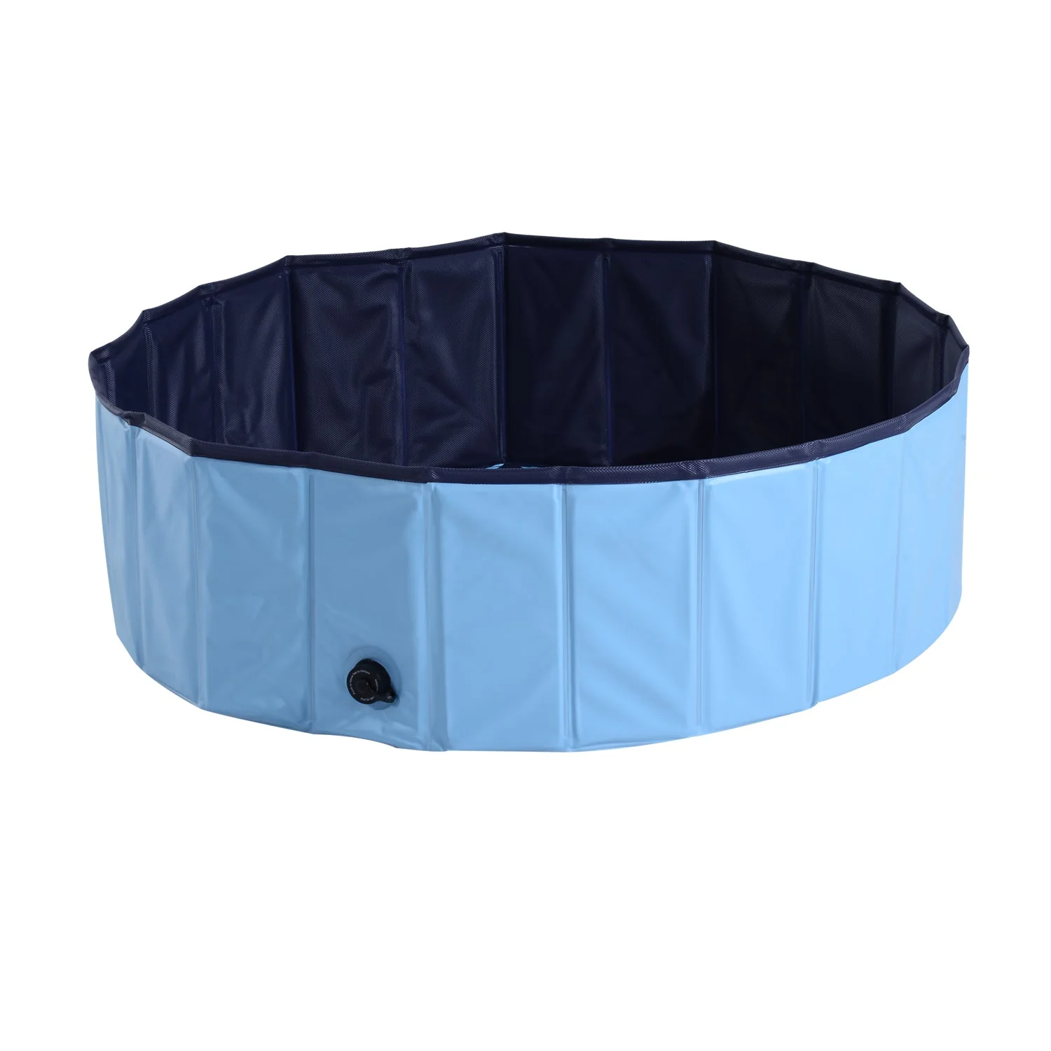 Pawhut Diameter 100X30H cm Pet Swimming Pool-Blue - Image 6