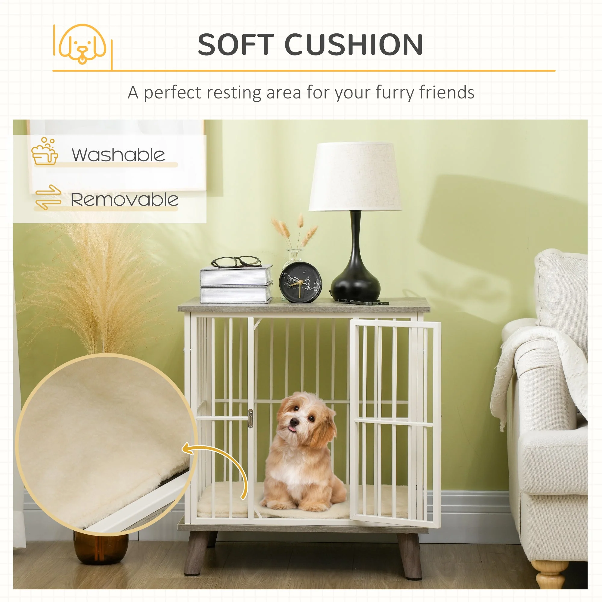 PawHut Dog Crate Furniture - Image 4