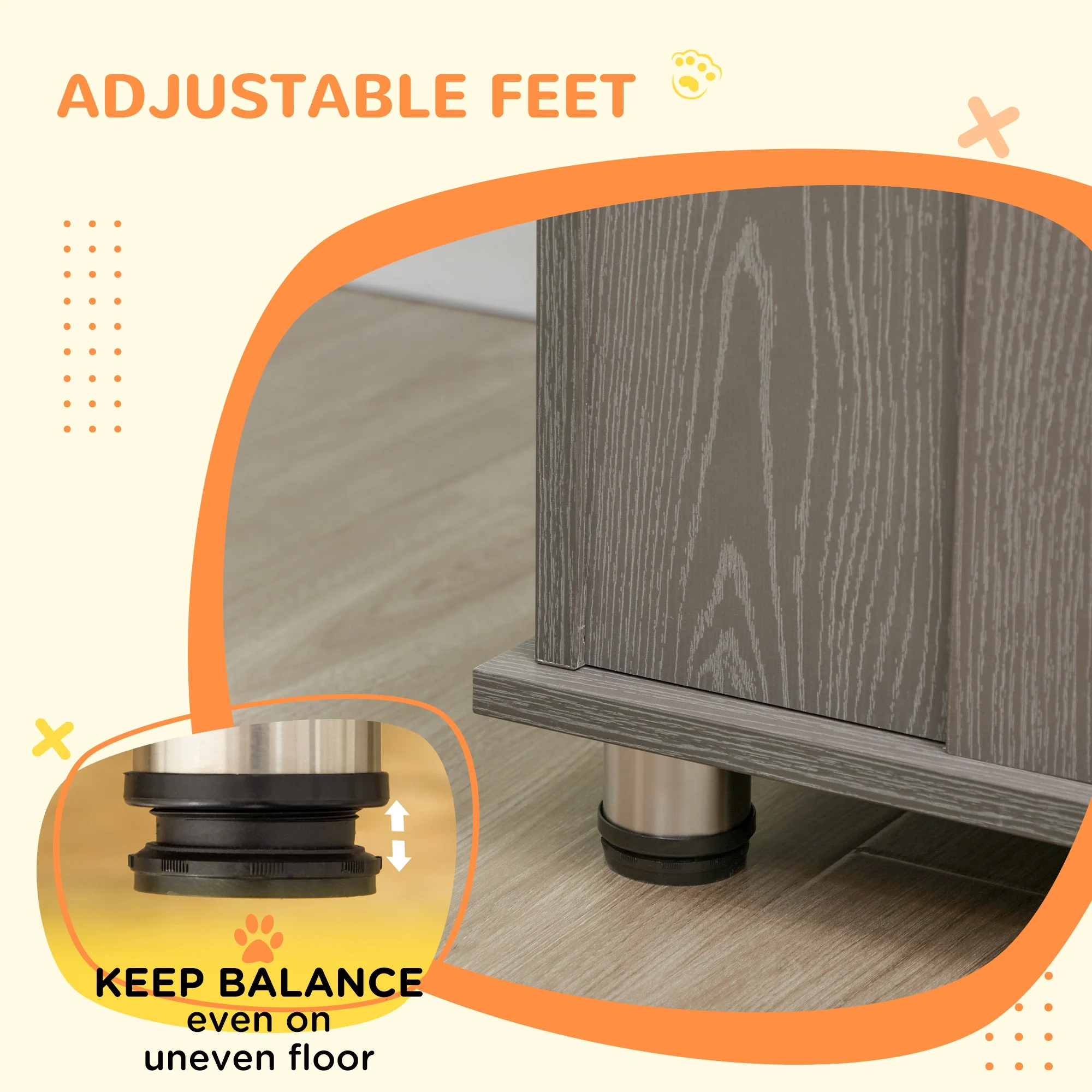 PawHut Dog Crate Furniture End Table - Image 6