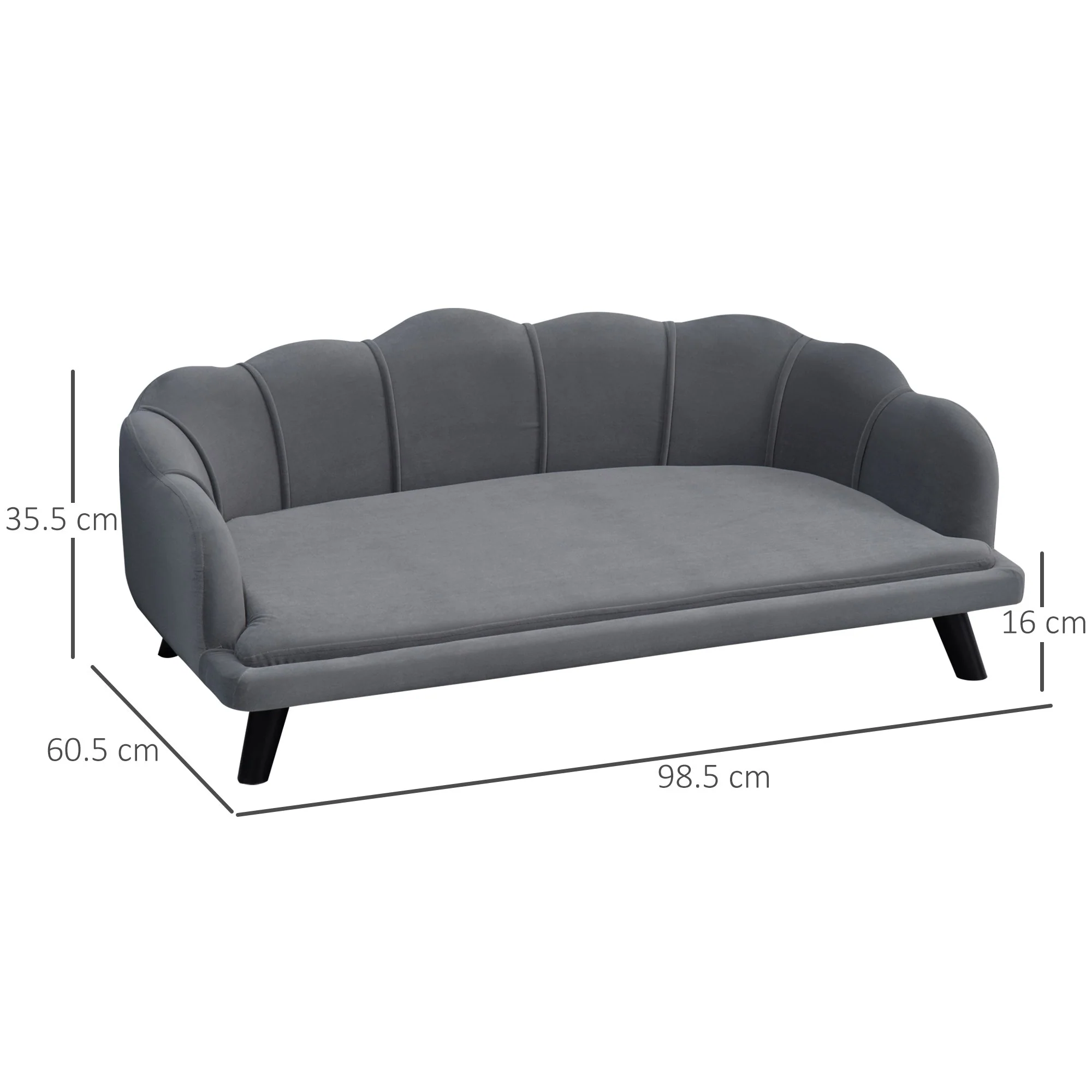 PawHut Dog Sofa - Image 2
