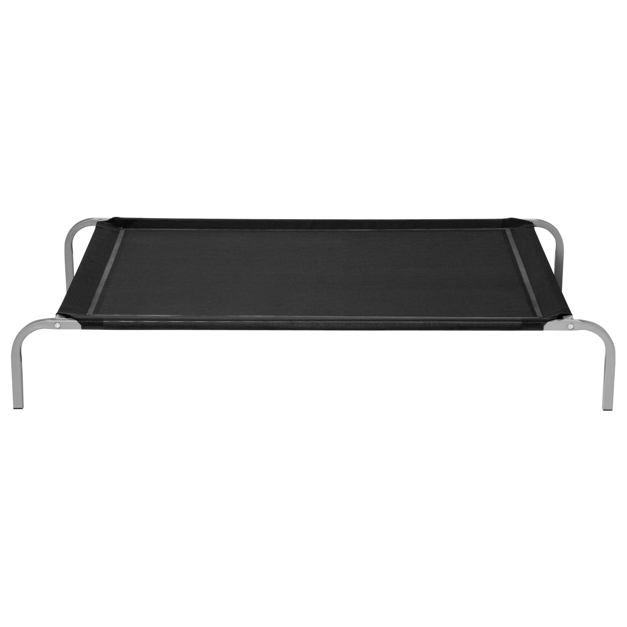 PawHut Elevated Pet Bed Cooling Raised Cot-Style Bed for Large Sized Dogs with Non-slip Pads Steel Frame Breathable Mesh Fabric - Image 7