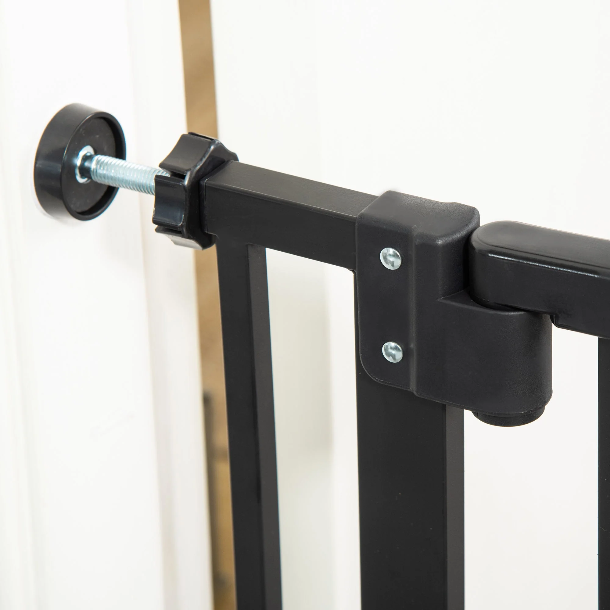 PawHut Extra Tall Dog Gate with Cat Door - Image 9
