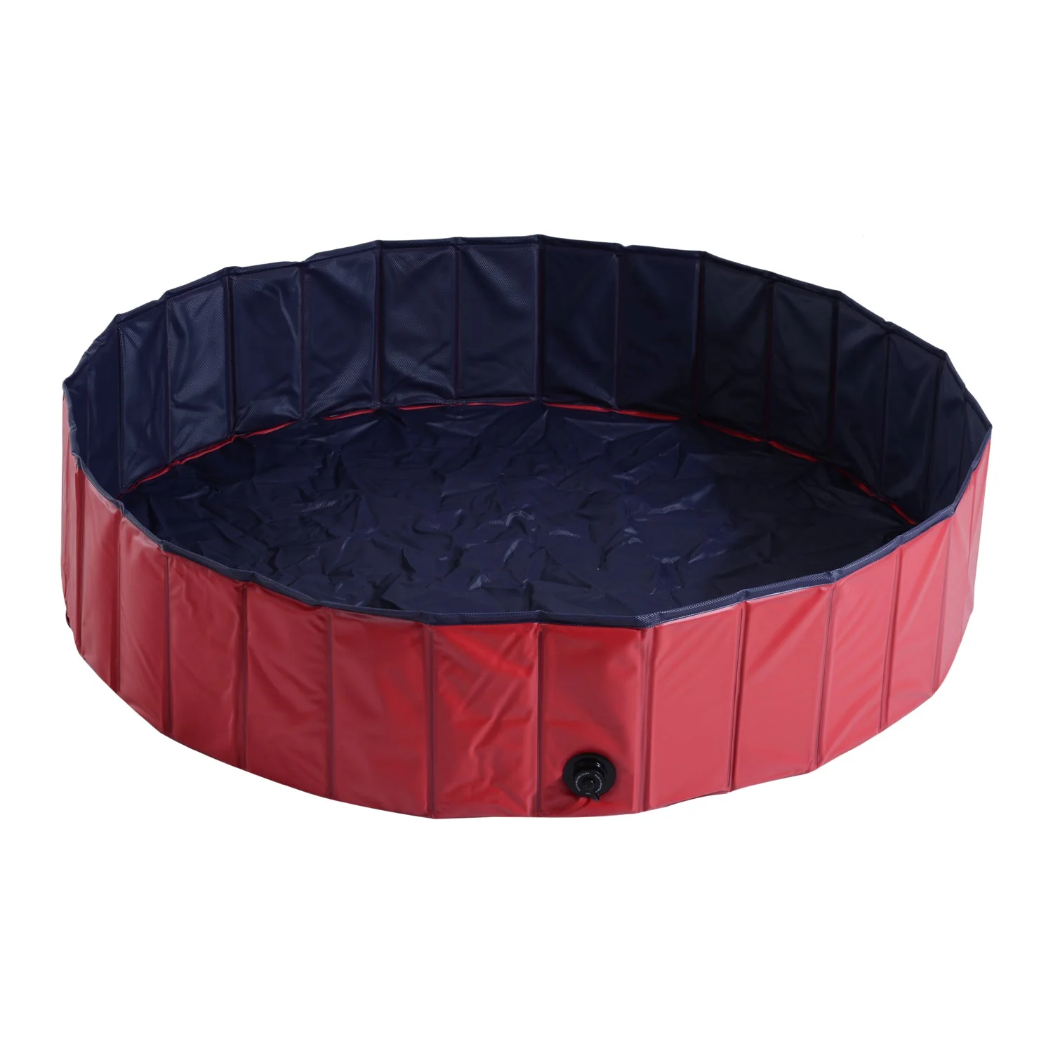 PawHut Foldable Dog Paddling Pool Pet Cat Swimming Pool Indoor/Outdoor Collapsible Summer Bathing Tub Shower Tub Puppy Washer ?140 x 30H cm - Image 8