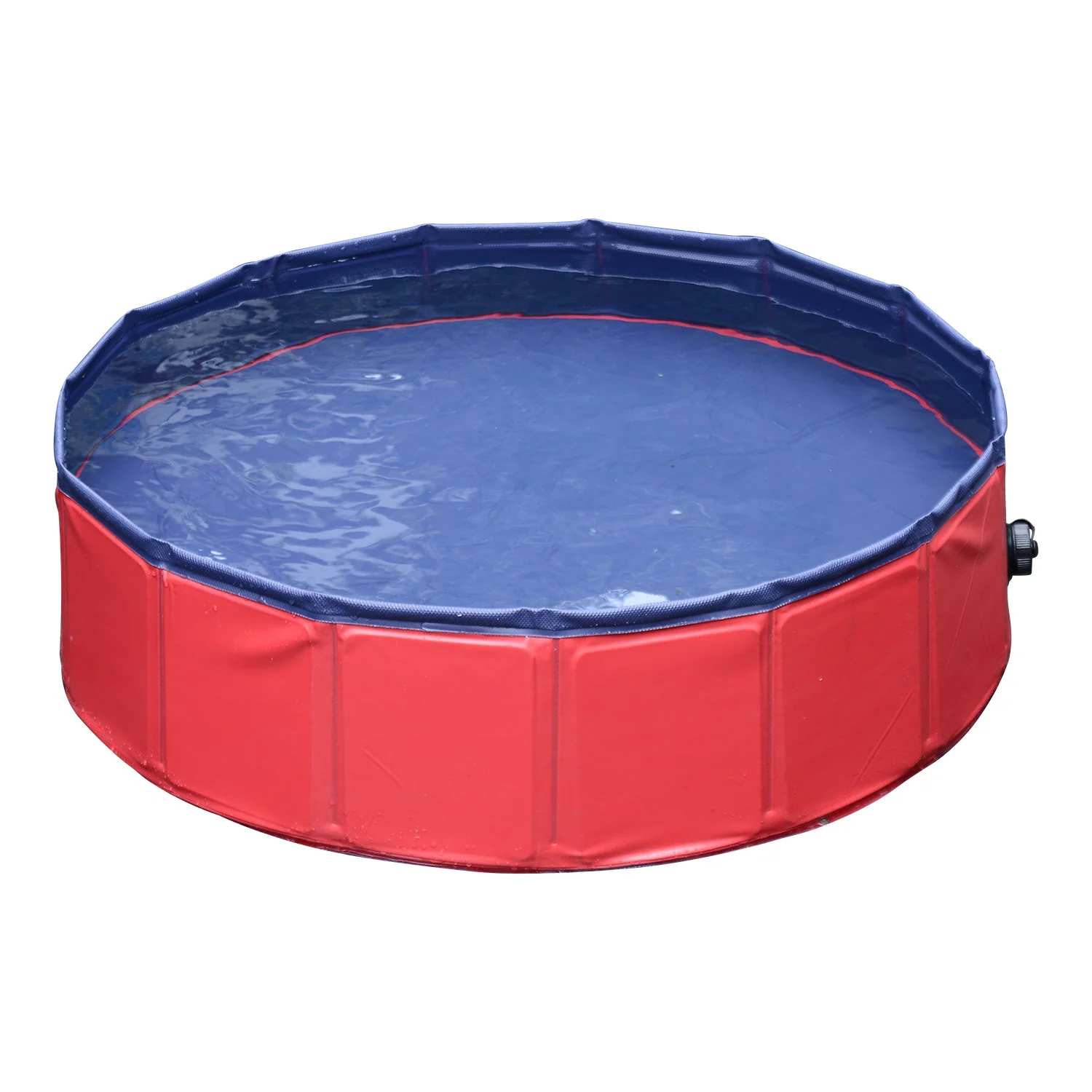 PawHut Foldable Dog Paddling Pool Pet Cat Swimming Pool Indoor/Outdoor Collapsible Summer Bathing Tub Shower Tub Puppy Washer ?80 × 20H cm - Image 9
