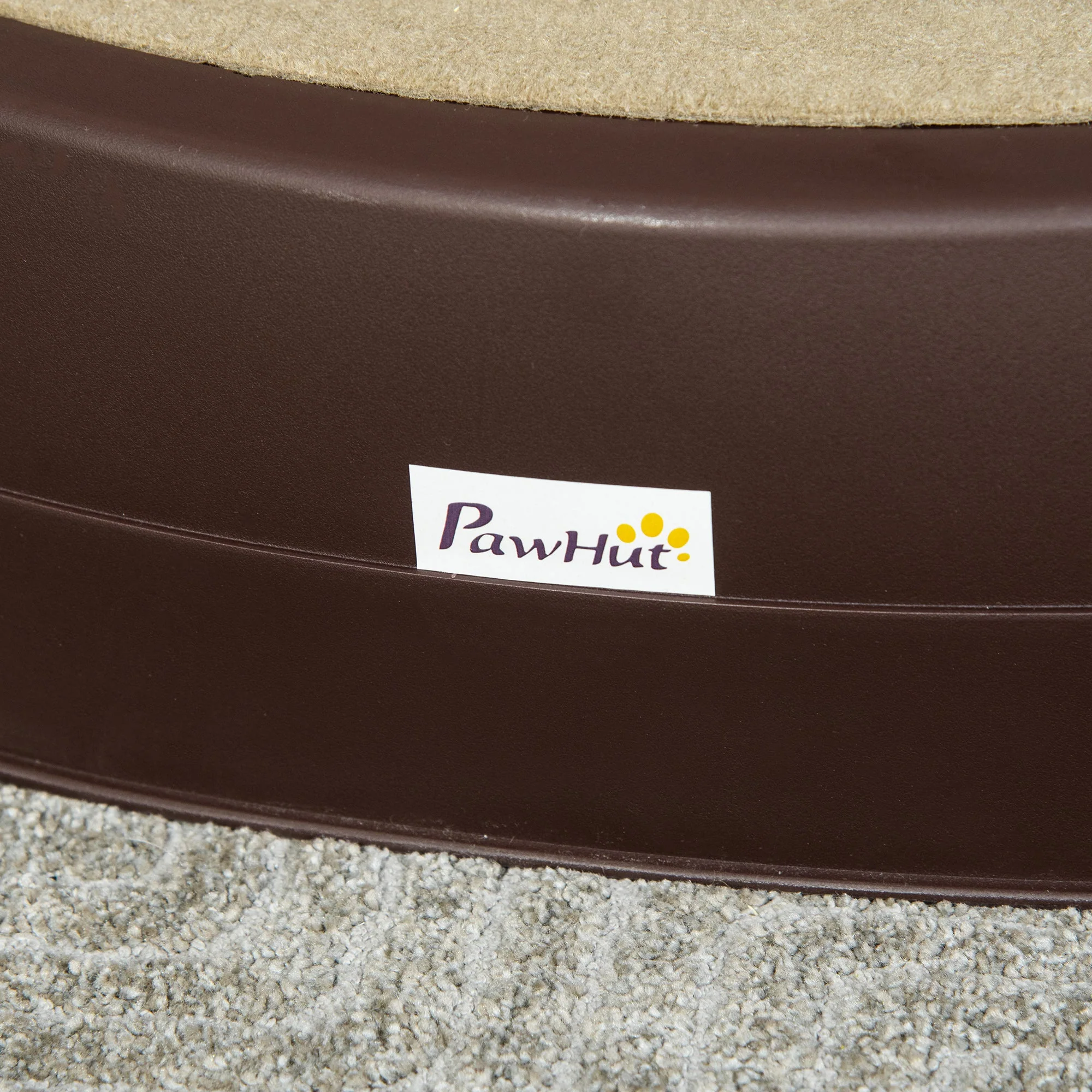 PawHut Foldable Pet Stairs Portable Dog Steps 3-Step Design with Non-slip Mats for High Beds - Image 9