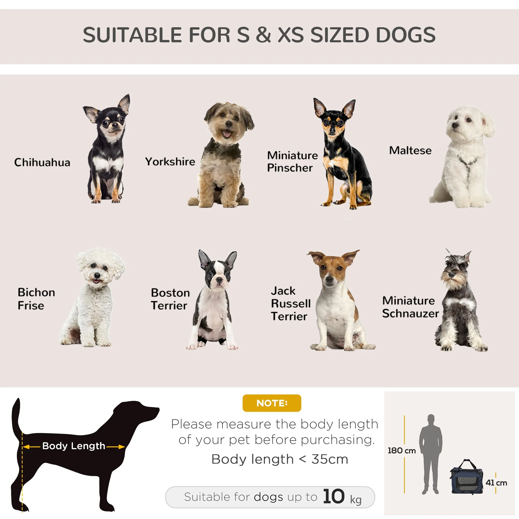 PawHut Folding Pet Carrier Bag Soft Portable Dog Cat Crate Puppy Kennel Cage House with Cushion Storage Bags Dark Blue - Image 6