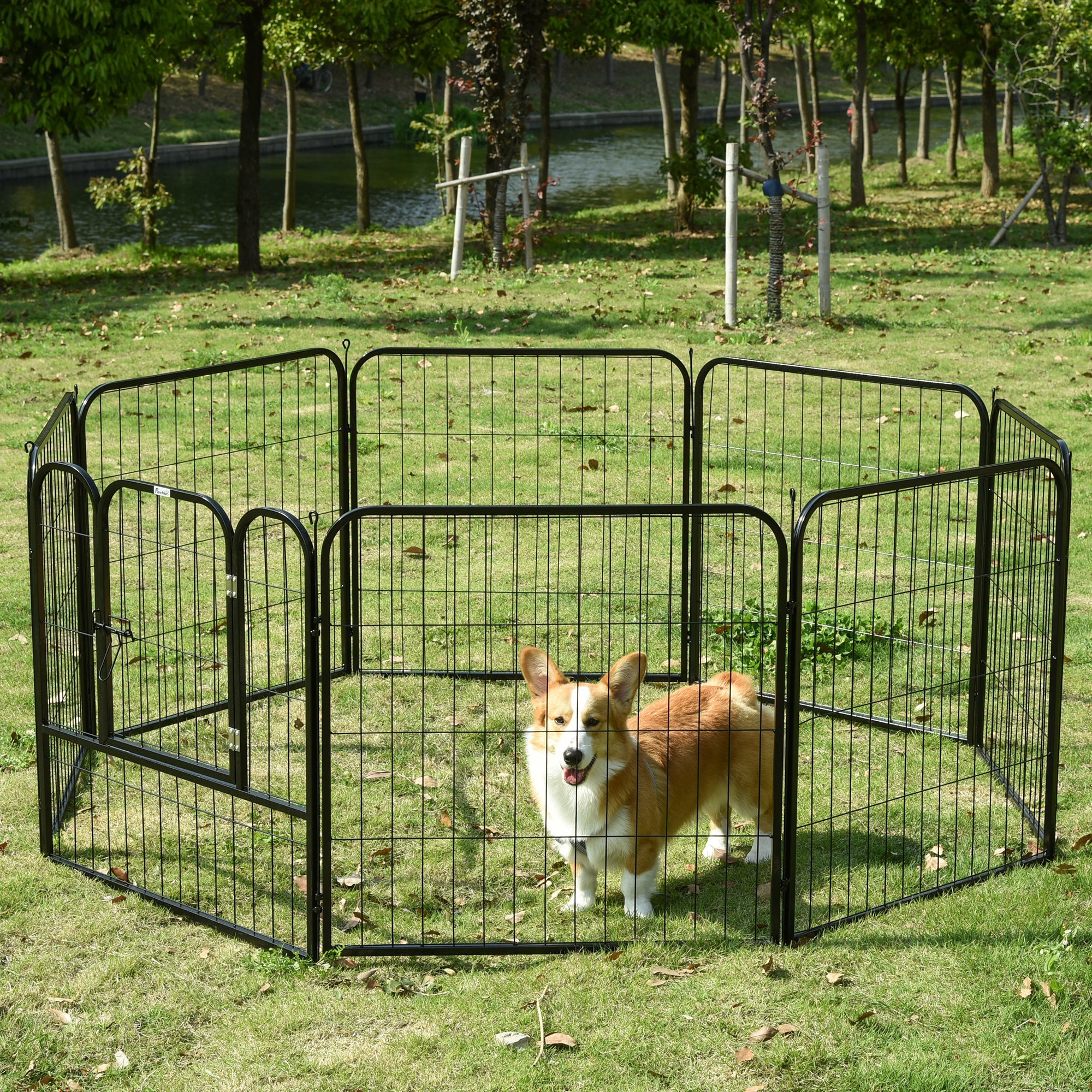 PawHut Heavy Duty Puppy Play Pen - Image 5
