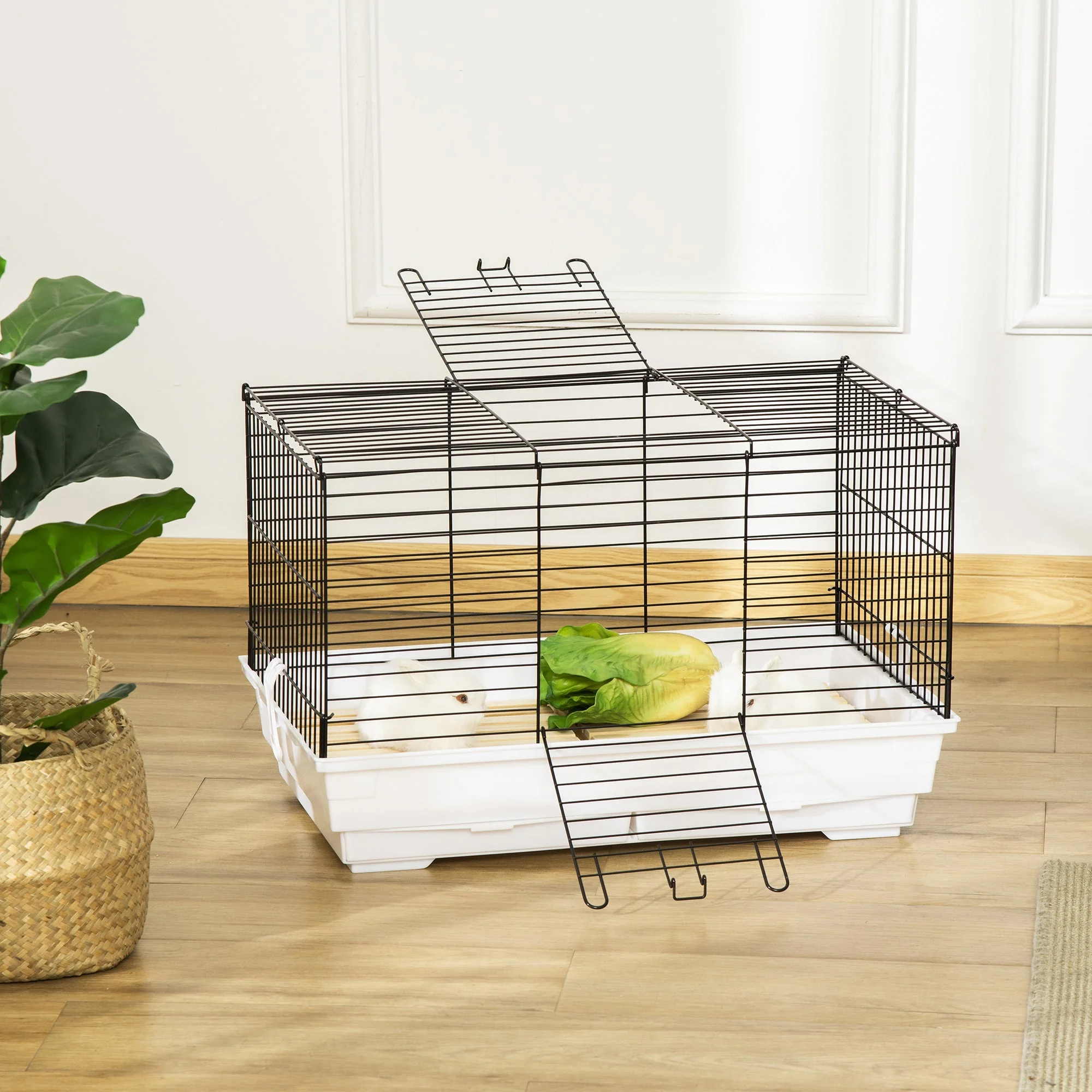 PawHut Indoor Small Animal Cage for Rabbits - Image 9