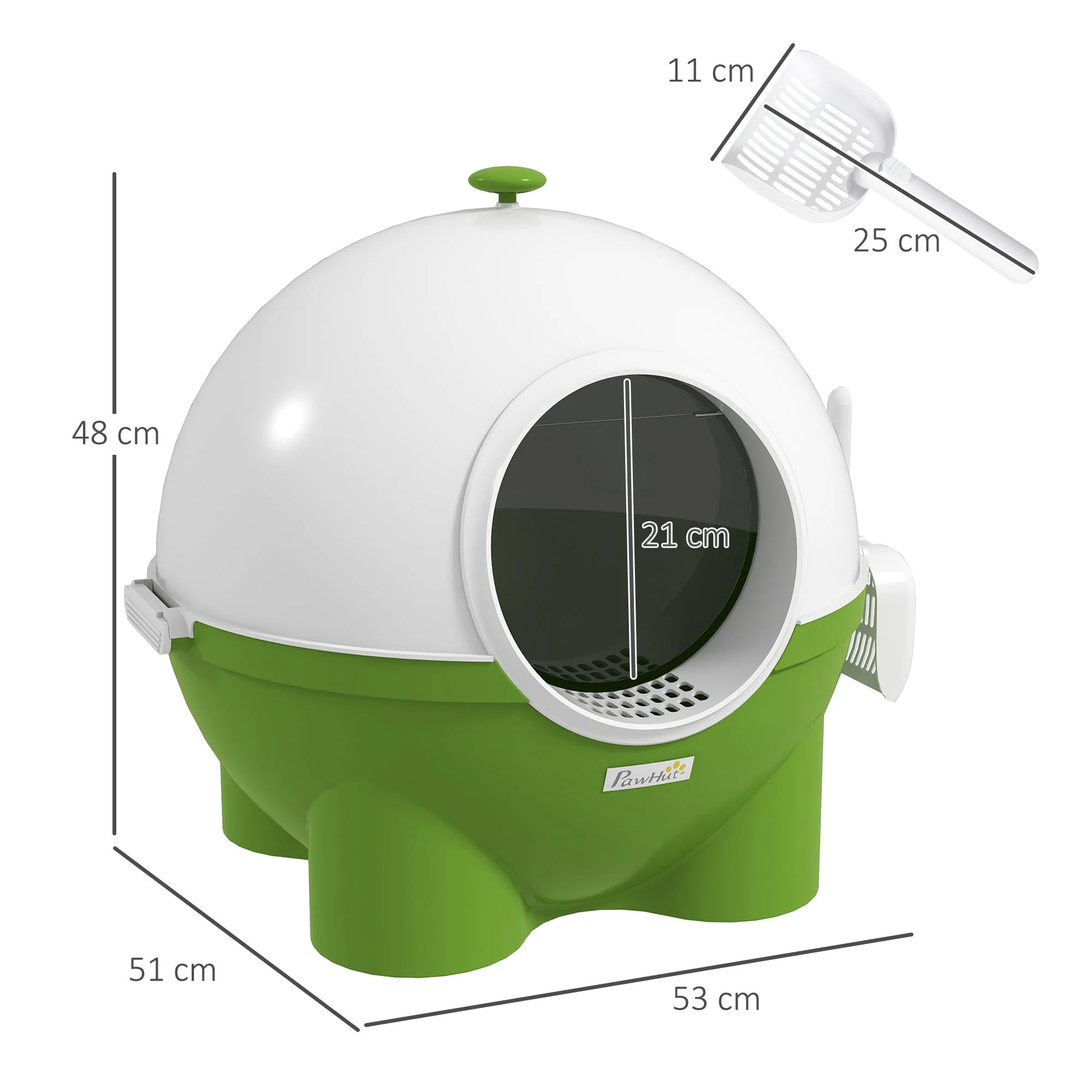 PawHut Large Cat Litter Box - Image 3