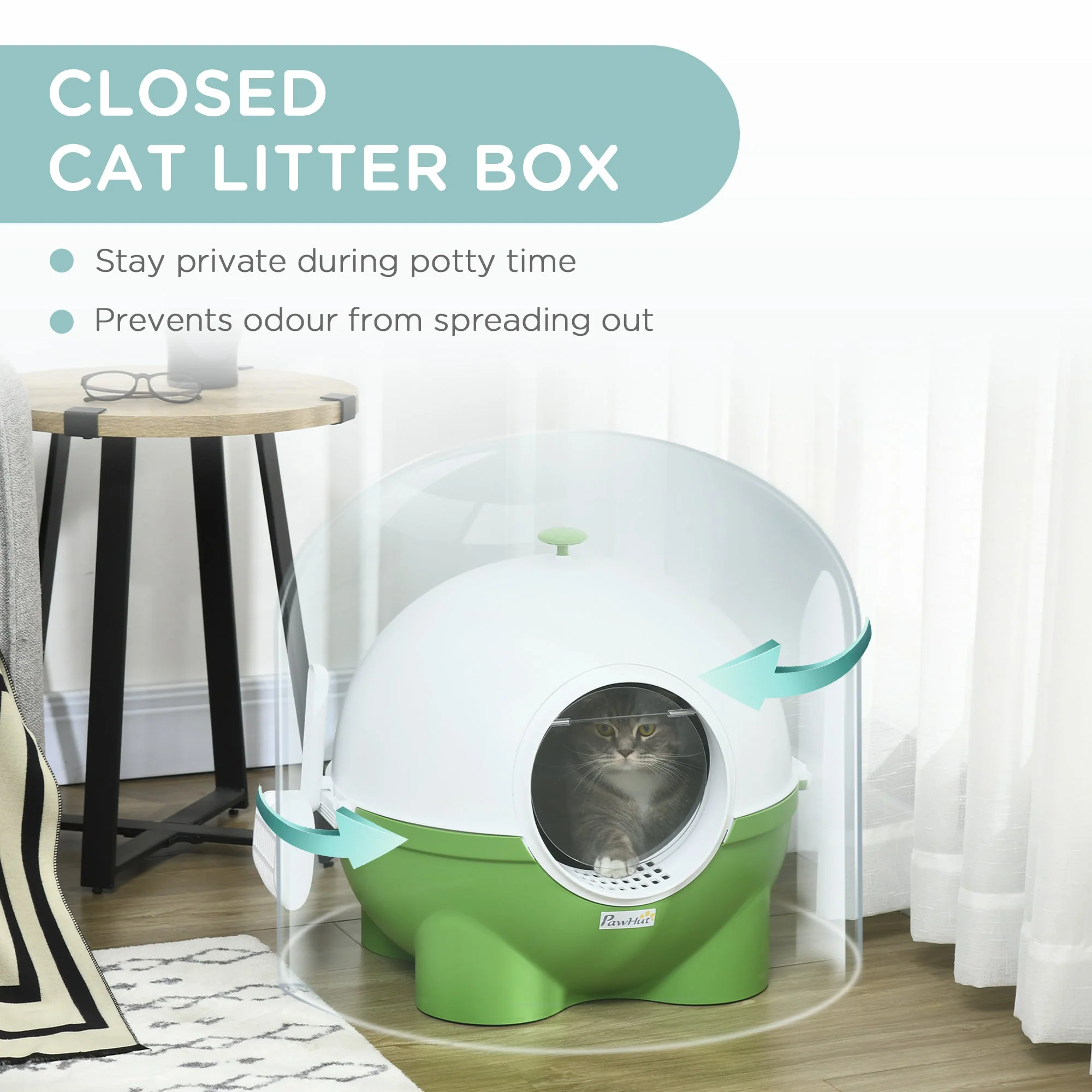 PawHut Large Cat Litter Box - Image 6