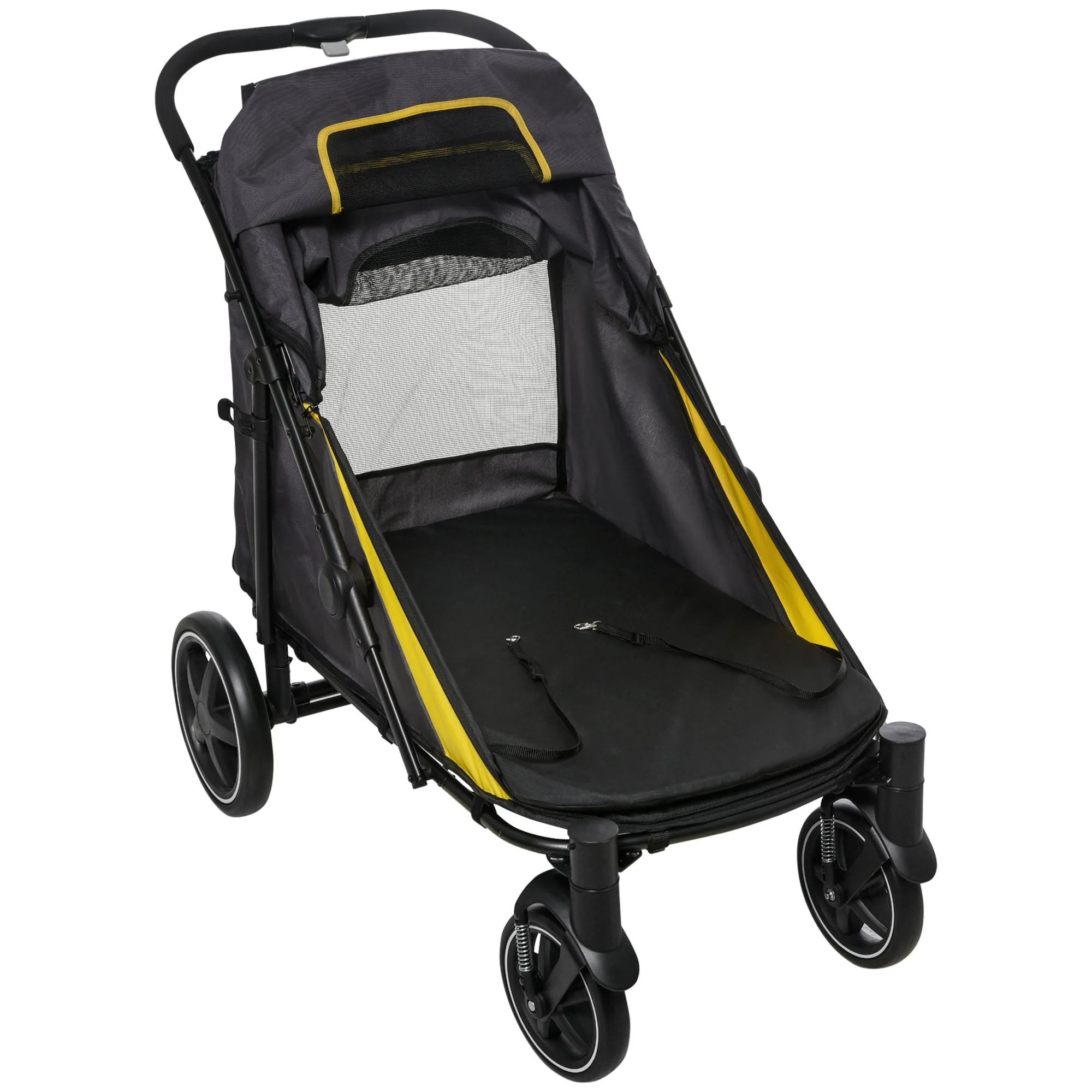 PawHut One-Click Foldable Pet Stroller - Image 5