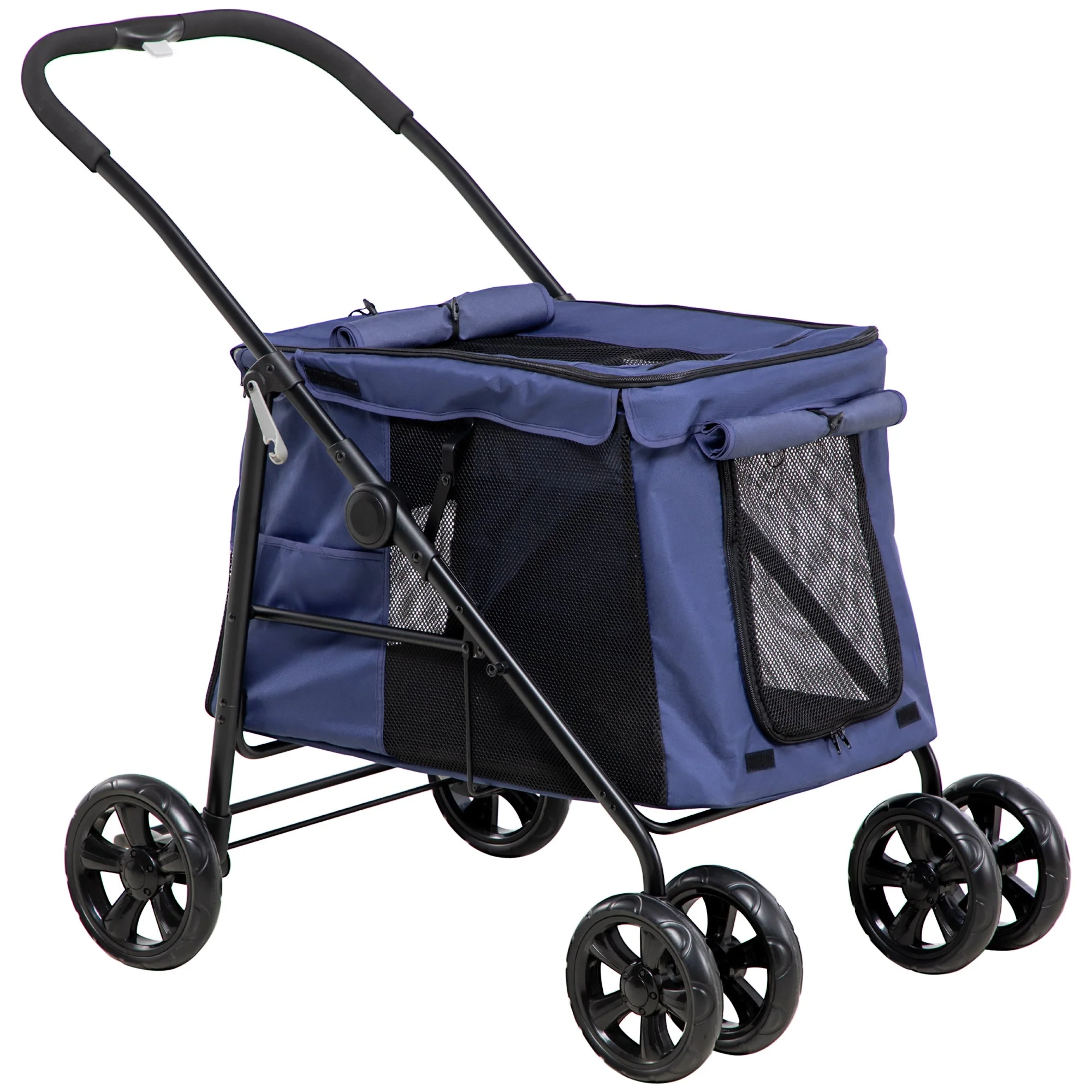 PawHut One-Click Foldable Pet Stroller - Image 2