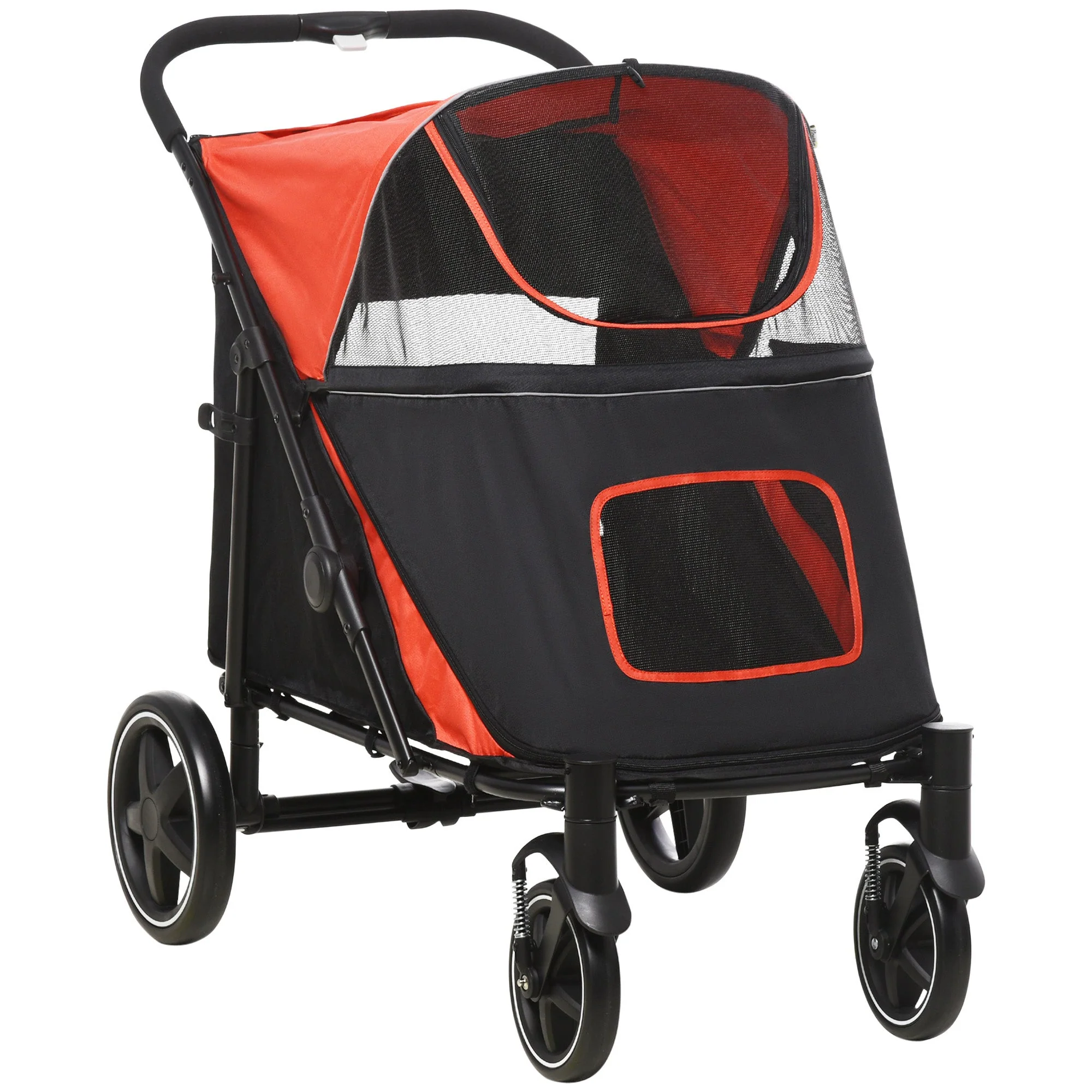 PawHut One-Click Foldable Pet Stroller - Image 4