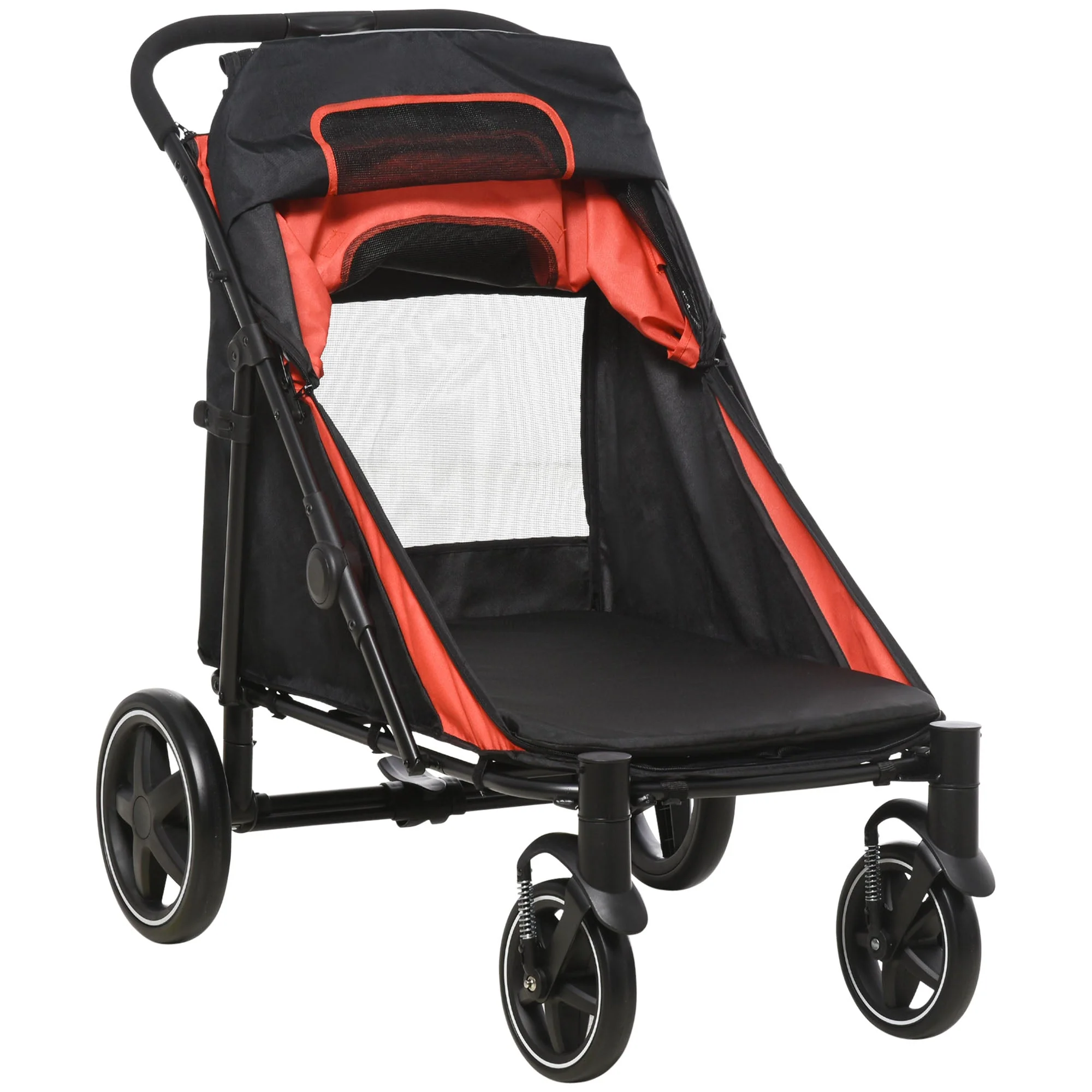 PawHut One-Click Foldable Pet Stroller - Image 9