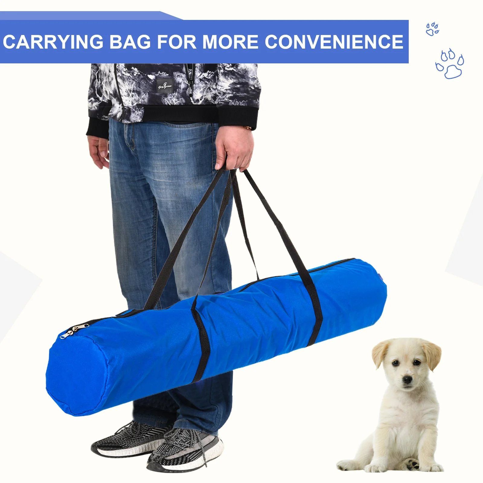 PawHut Pet Agility Training Puppy Training Adjustable Set - Image 7