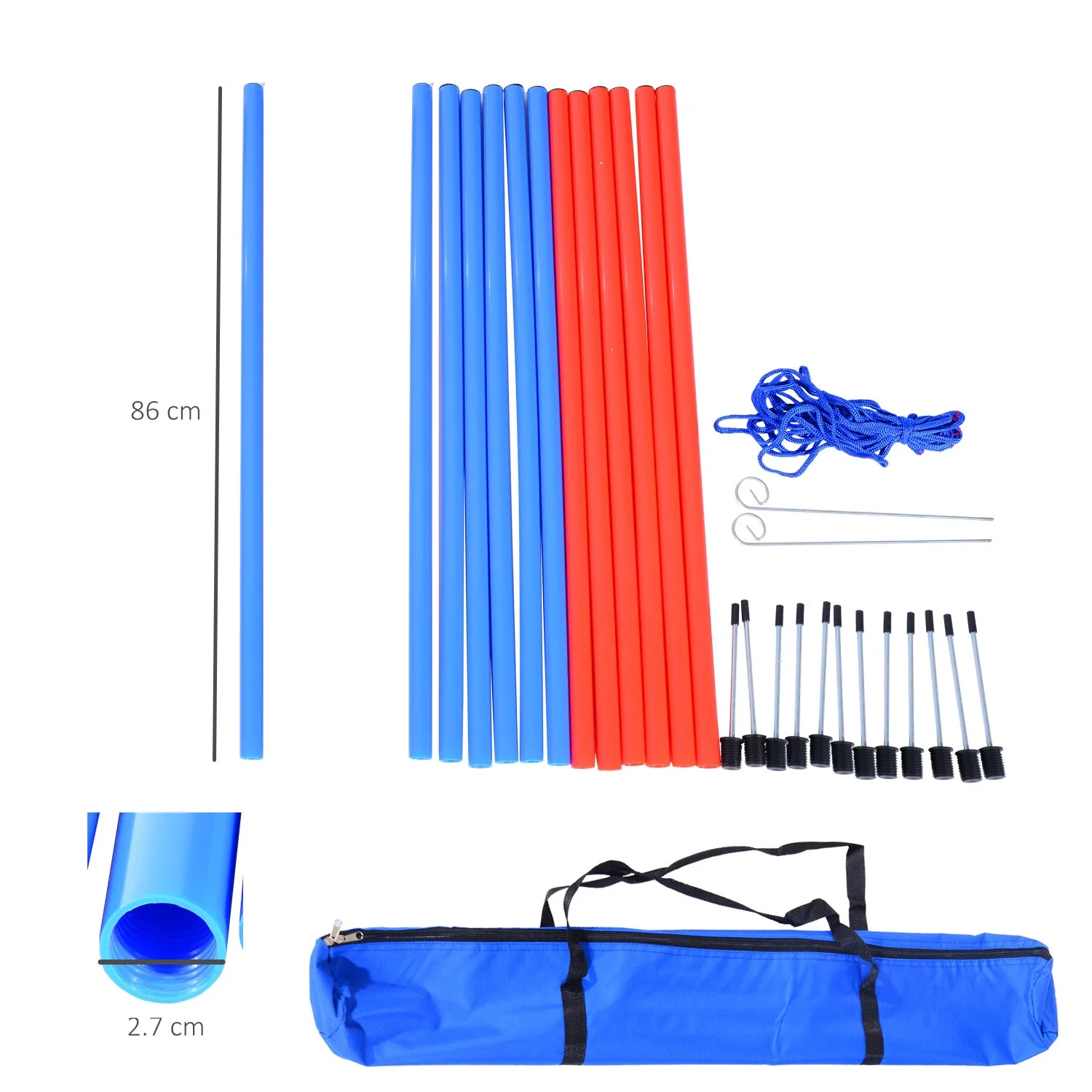 PawHut Pet Agility Training Run/Jump Set - Image 4