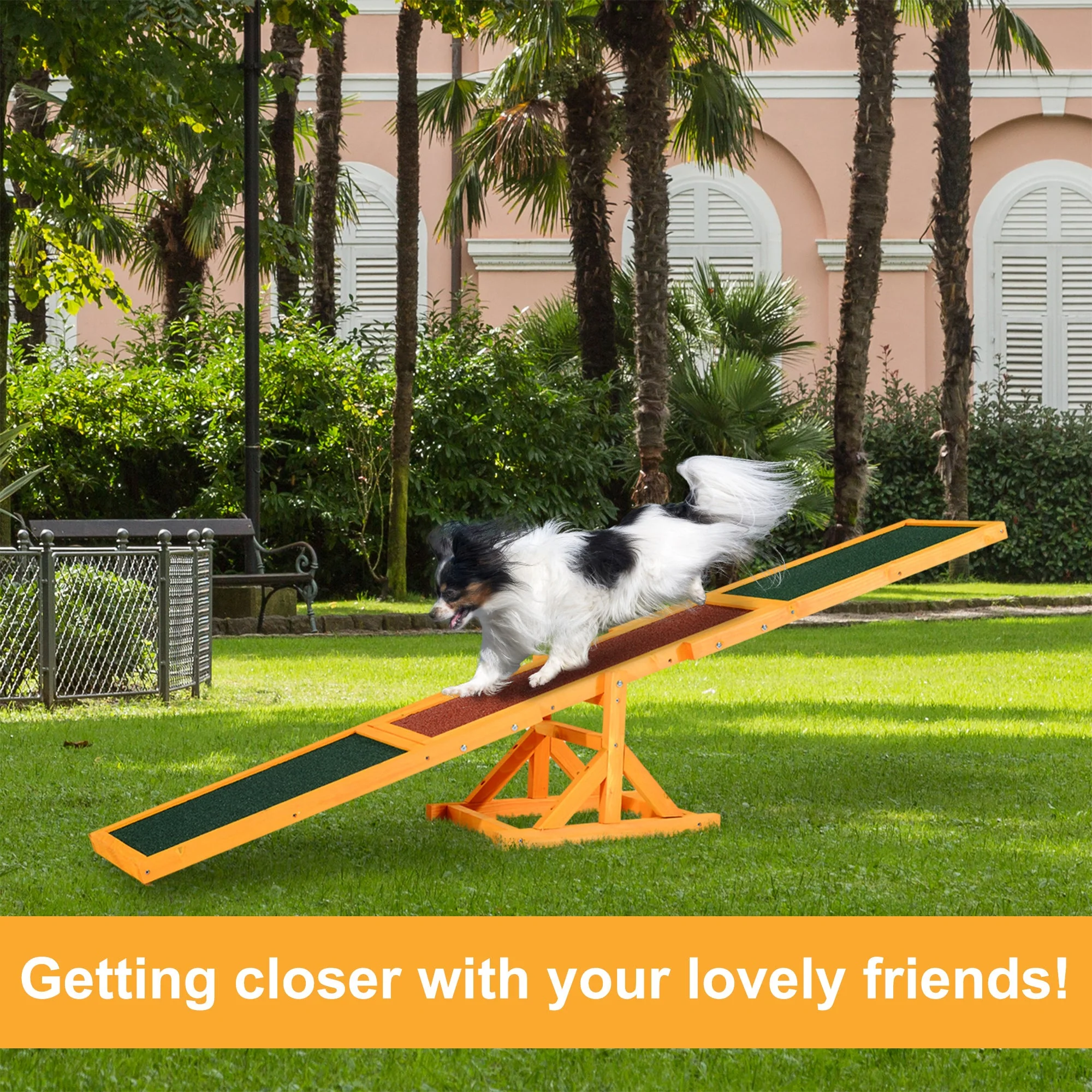 PawHut Pet Obedience Training Seesaw For Dog Agility - Image 4