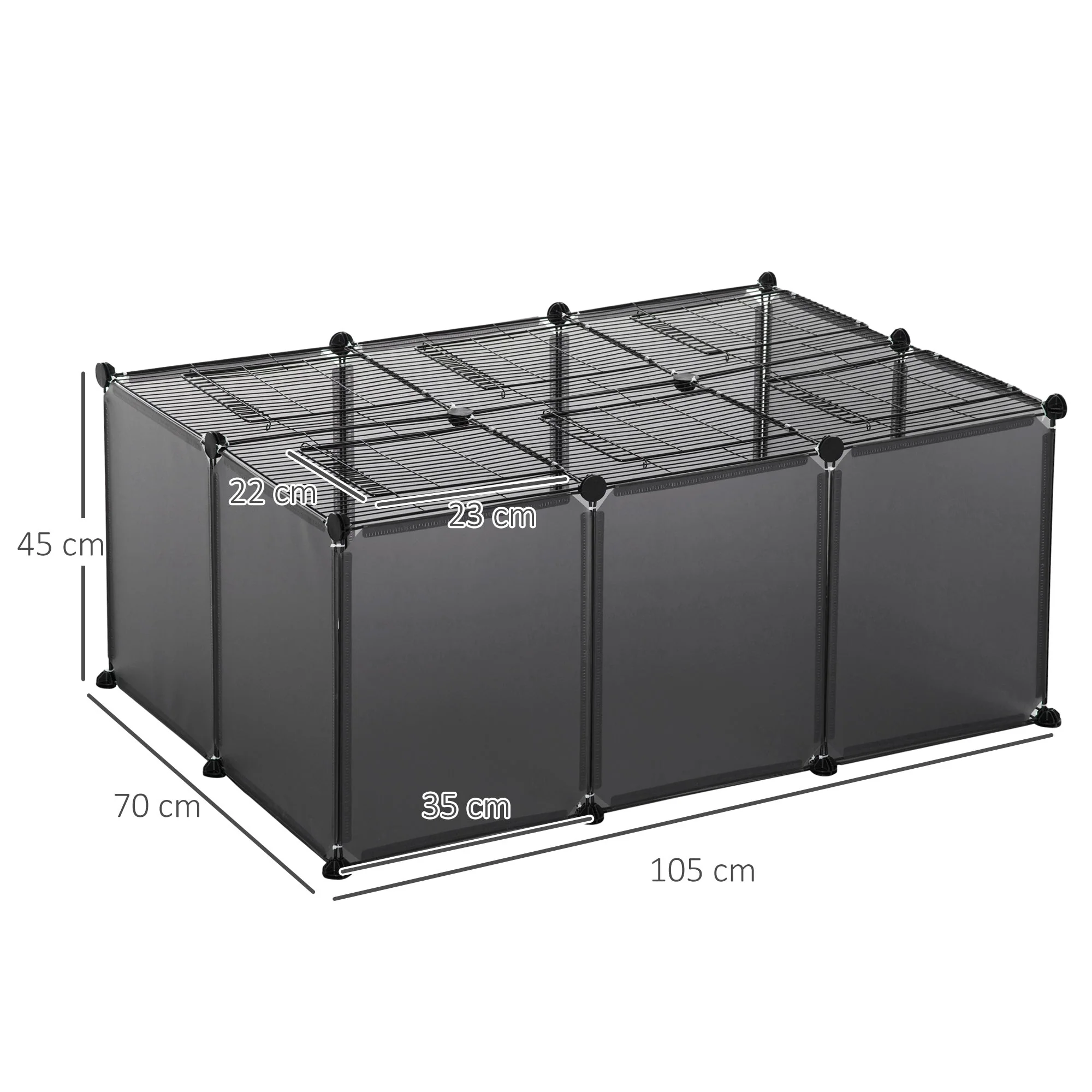 PawHut Pet Playpen with Door - Image 3
