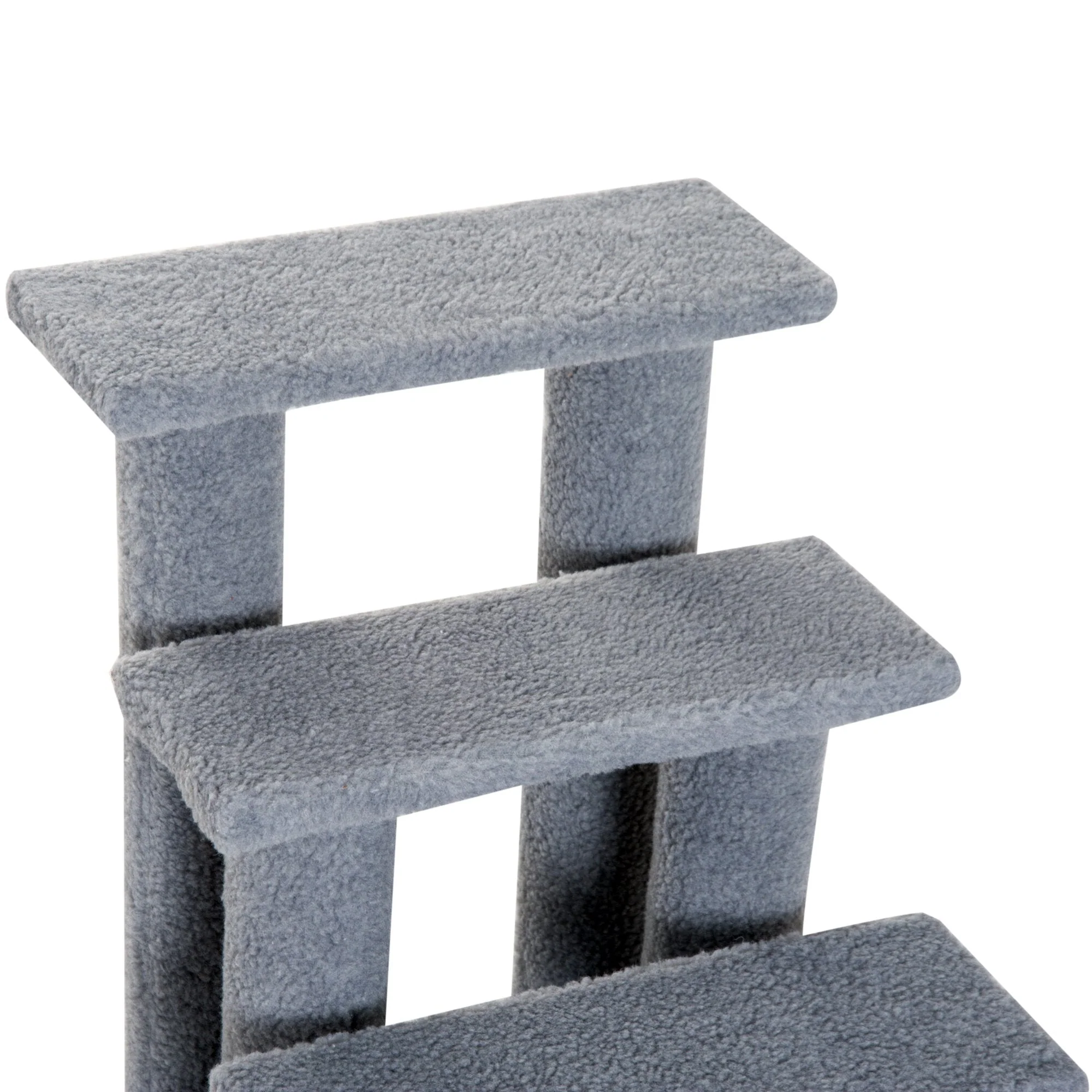 PawHut Pet Ramp Stairs Cat Tree Ladder Safety Steps Climbing Frame - Image 6