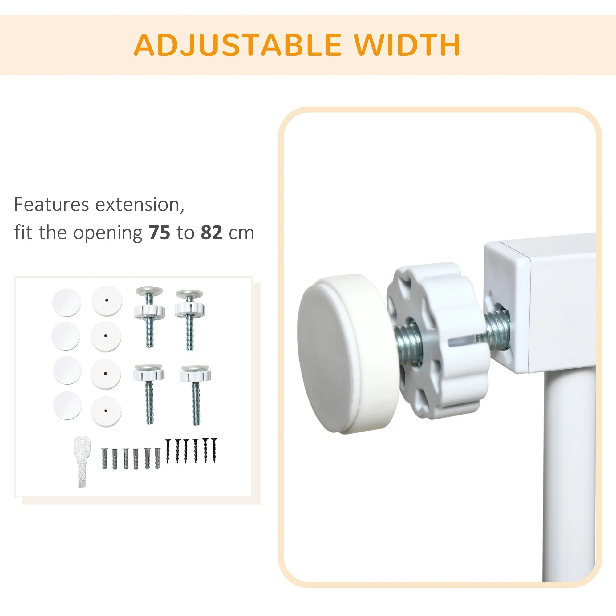 PawHut Pet Safety Gate - Image 3