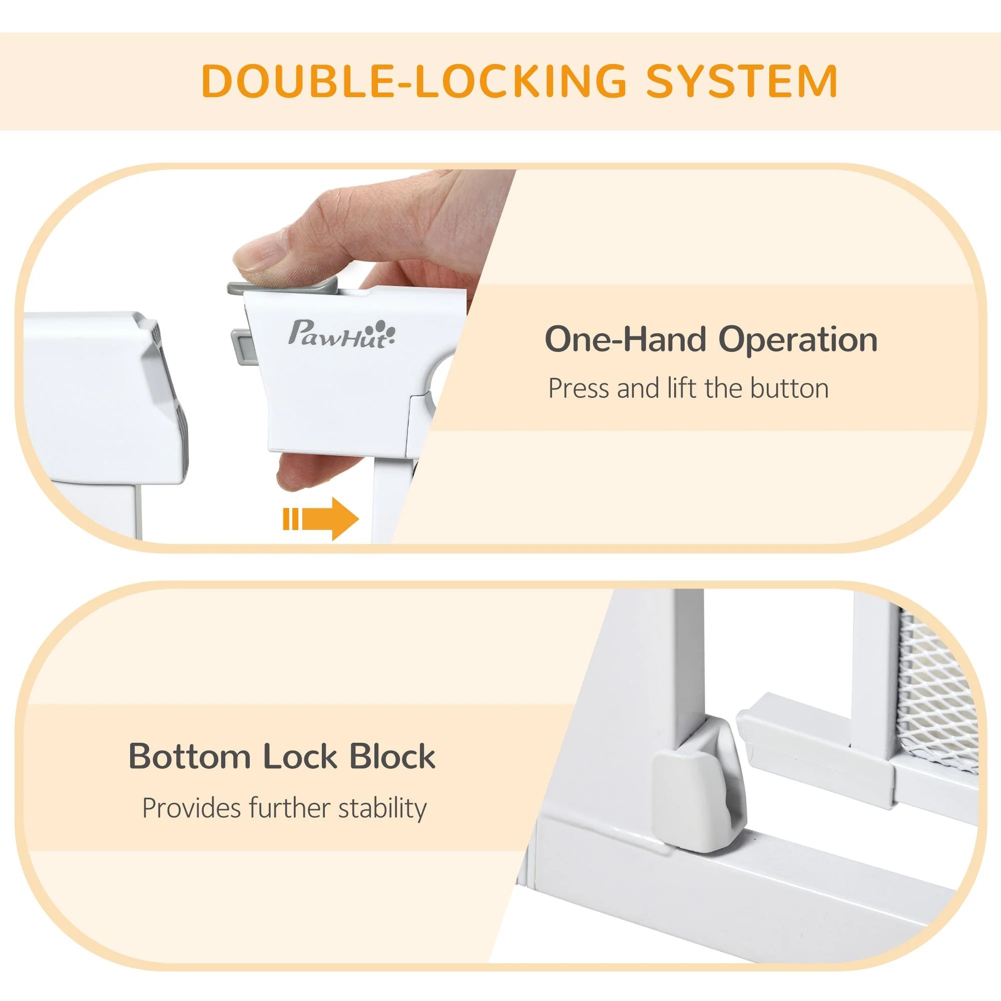 PawHut Pet Safety Gate - Image 6