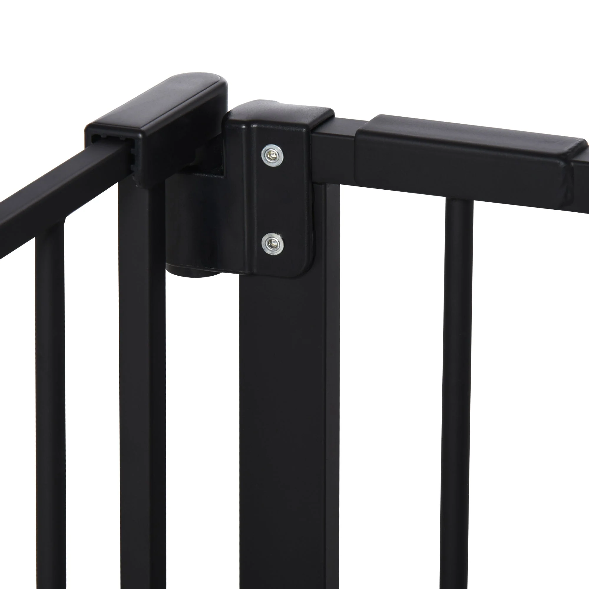 PawHut Pet Safety Gate Retractable Divider Home w/ 3 Extensions and Adjustable Screws - Image 8