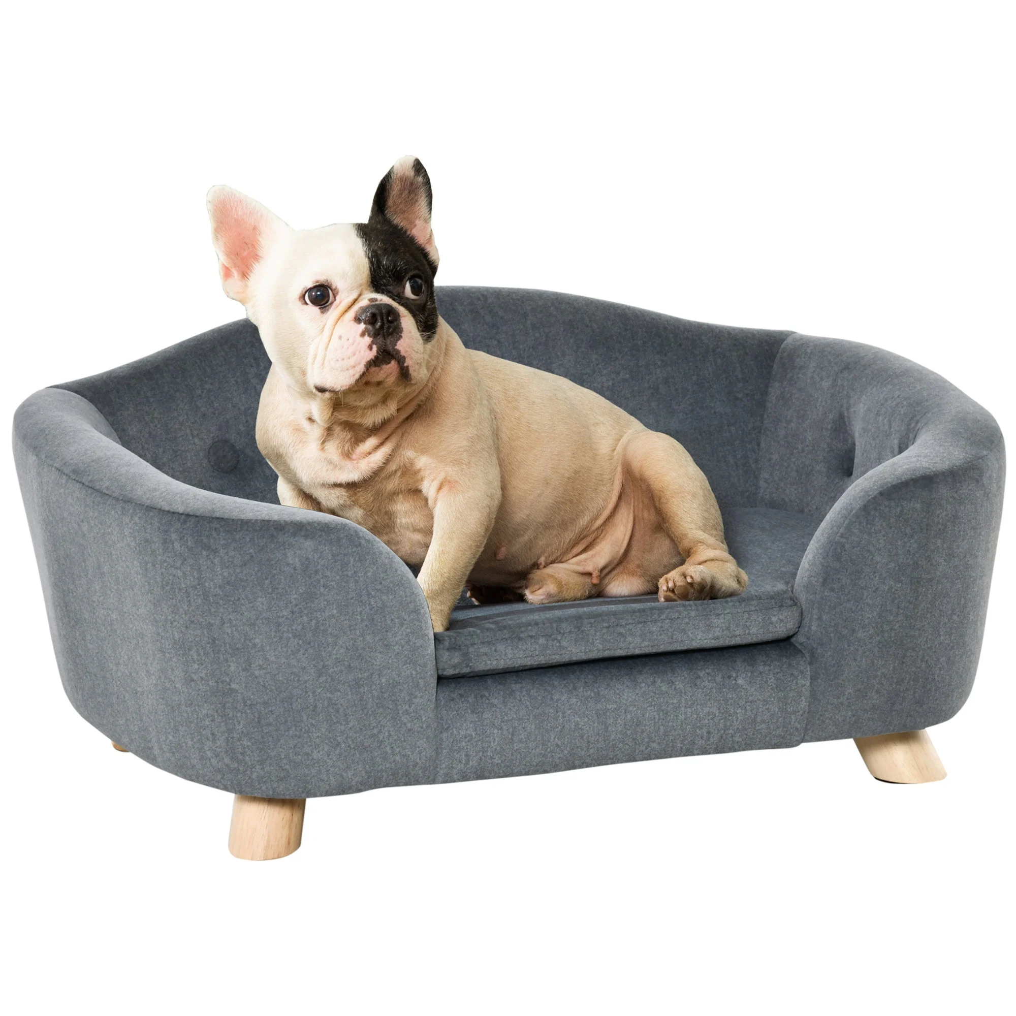 PawHut Pet Sofa Puppy Kitten Lounge - Image 2