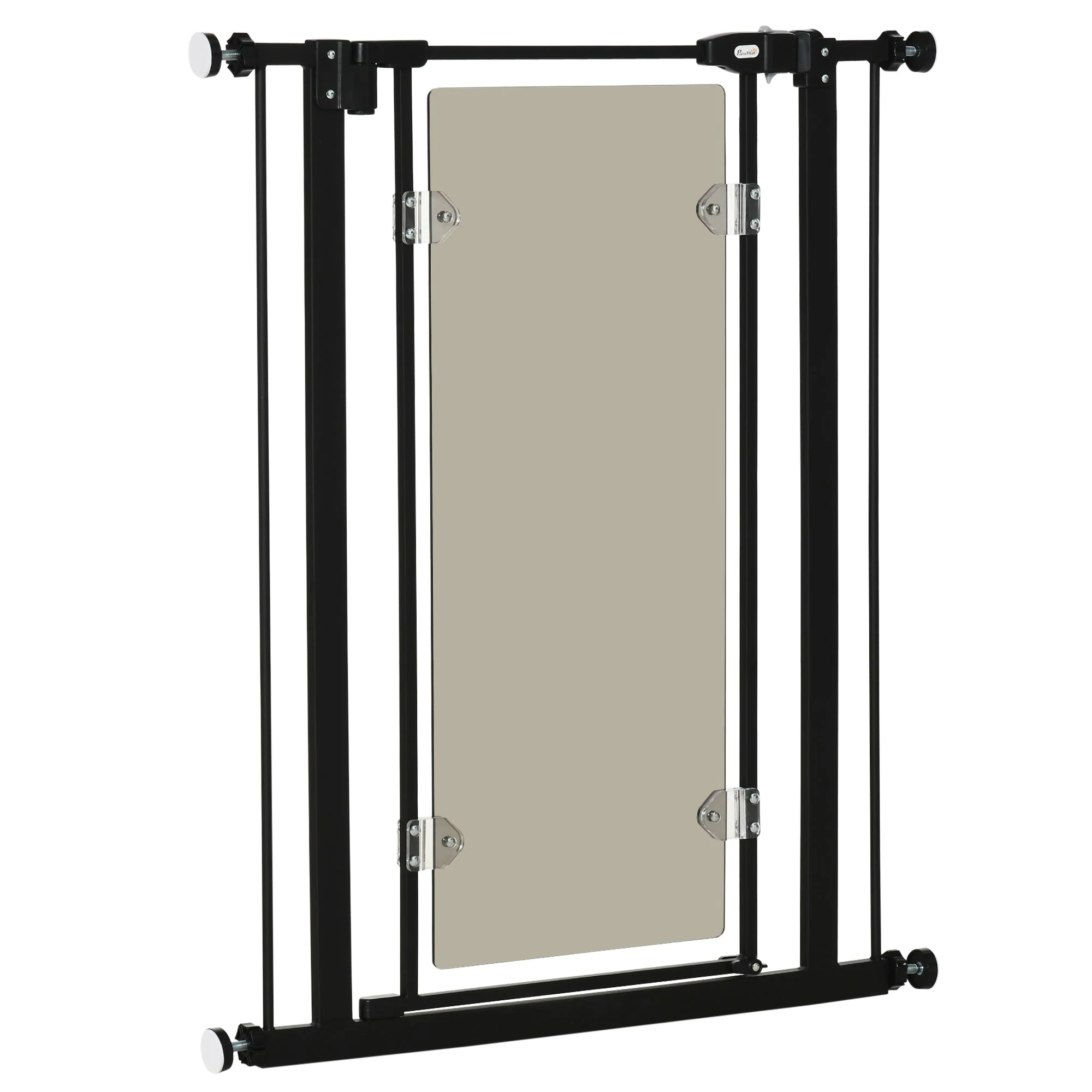 PawHut Pressure Fit Safety Gate for Doorways and Staircases - Image 2
