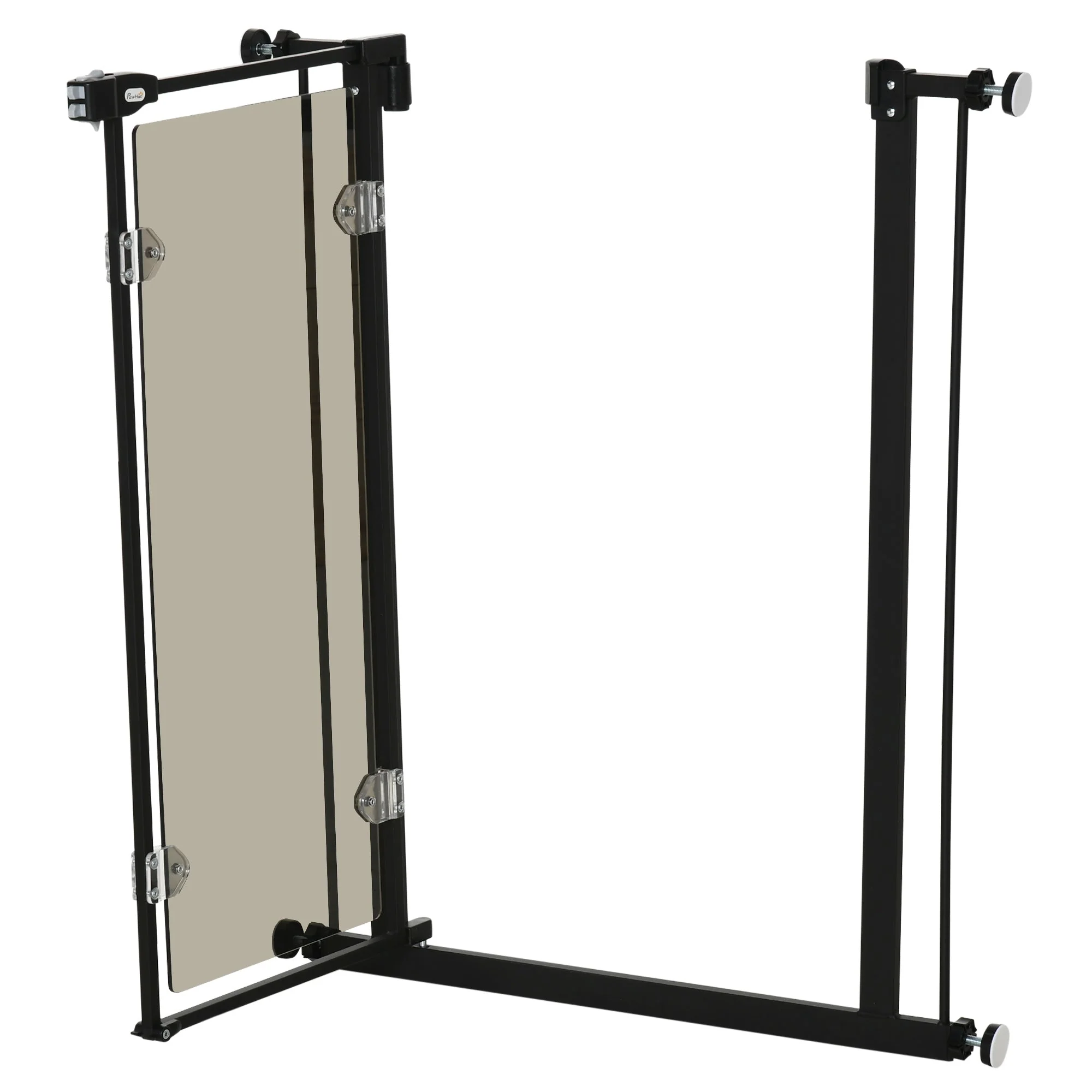 PawHut Pressure Fit Safety Gate for Doorways and Staircases - Image 8
