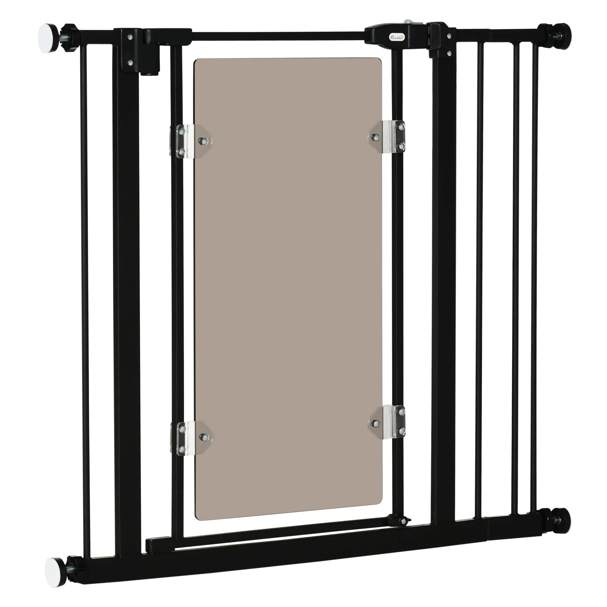 PawHut Pressure Fit Safety Gate for Doorways and Staircases - Image 3