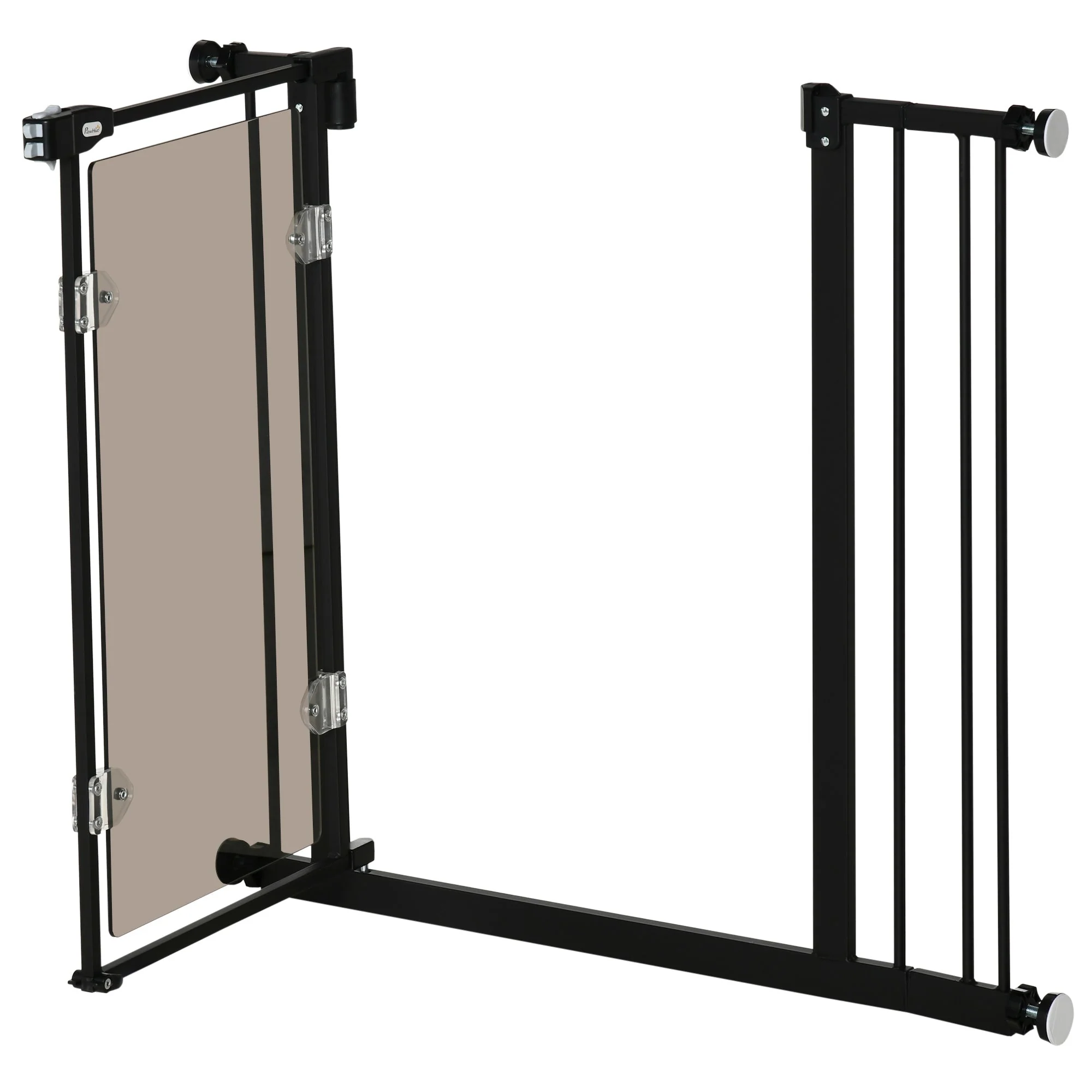 PawHut Pressure Fit Safety Gate for Doorways and Staircases - Image 8