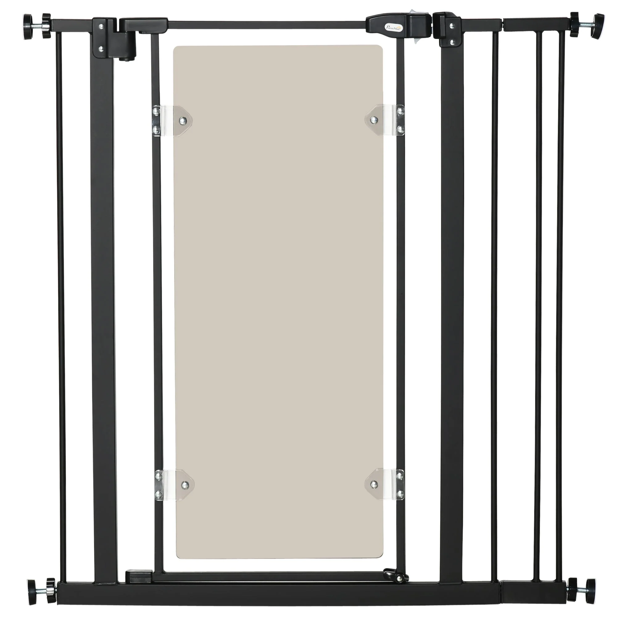 PawHut Pressure Fit Safety Gate for Doorways and Staircases - Image 4