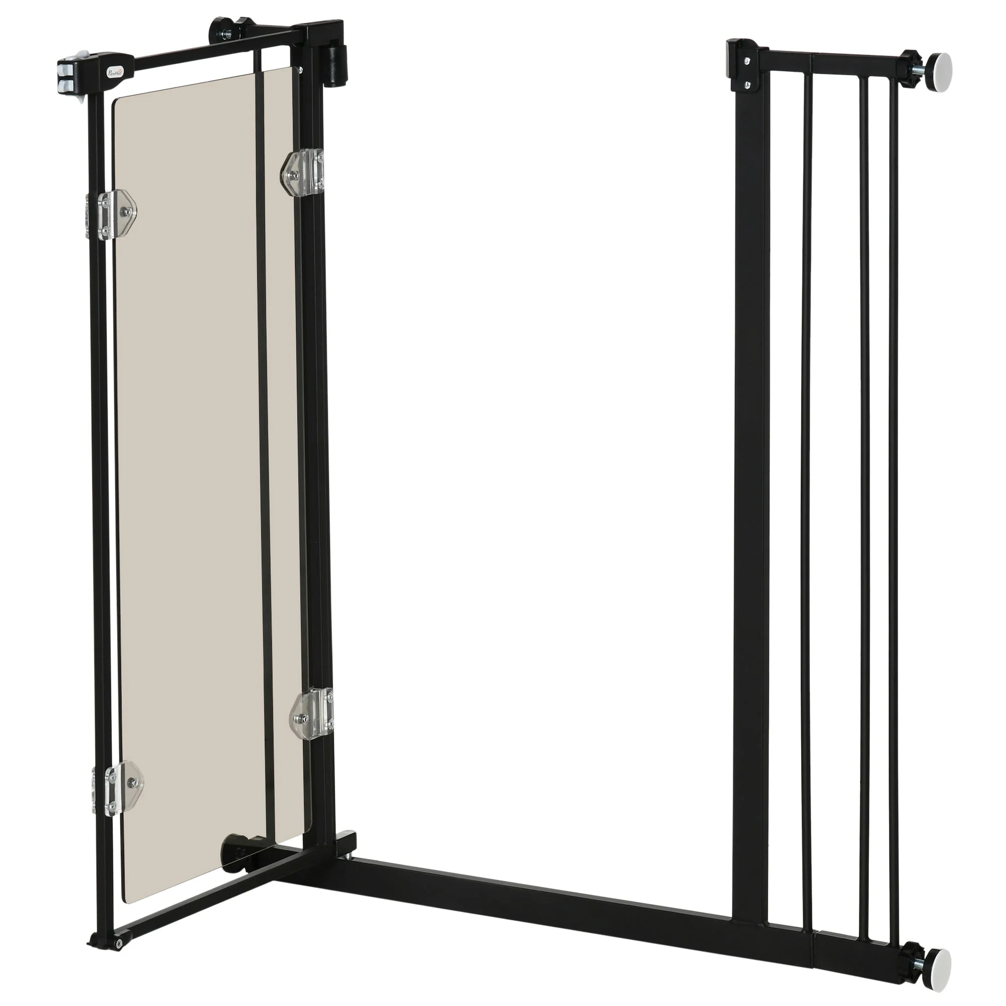 PawHut Pressure Fit Safety Gate for Doorways and Staircases - Image 9