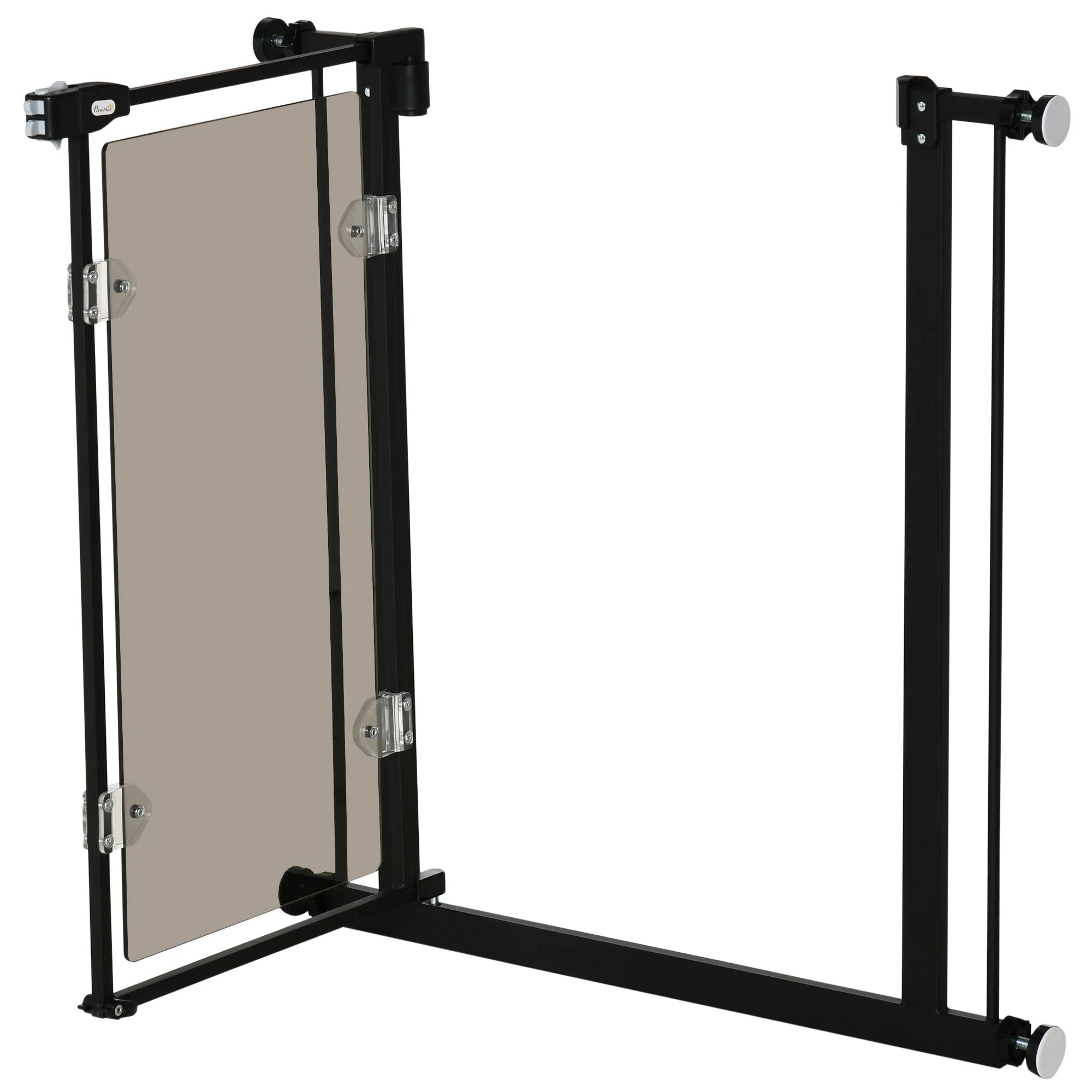 PawHut Pressure Fit Safety Gate for Doorways and Staircases - Image 9