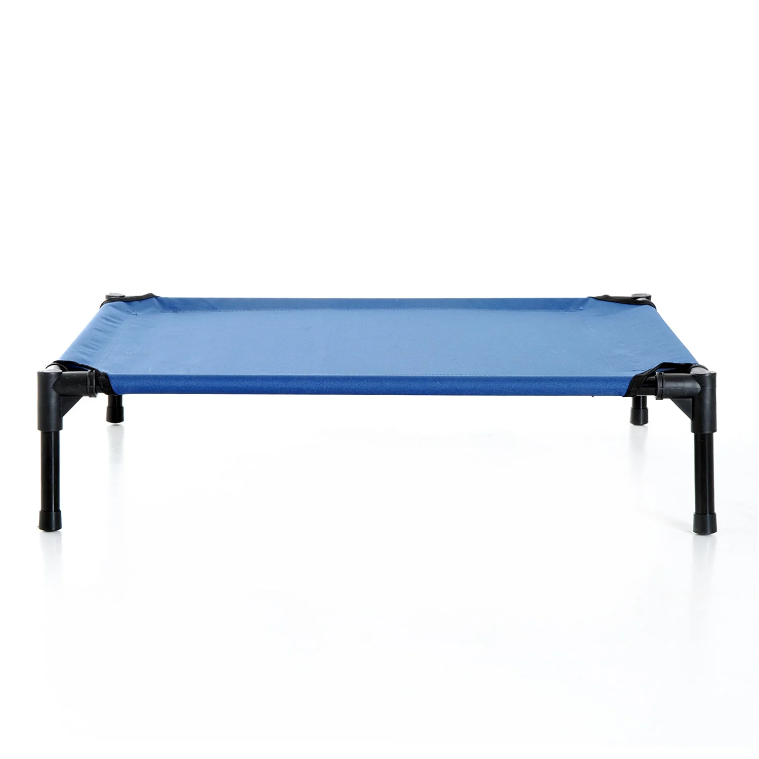 Pawhut Raised Dog Bed Cat Elevated Lifted Portable Camping With Metal Frame Blue (Medium) - Image 8